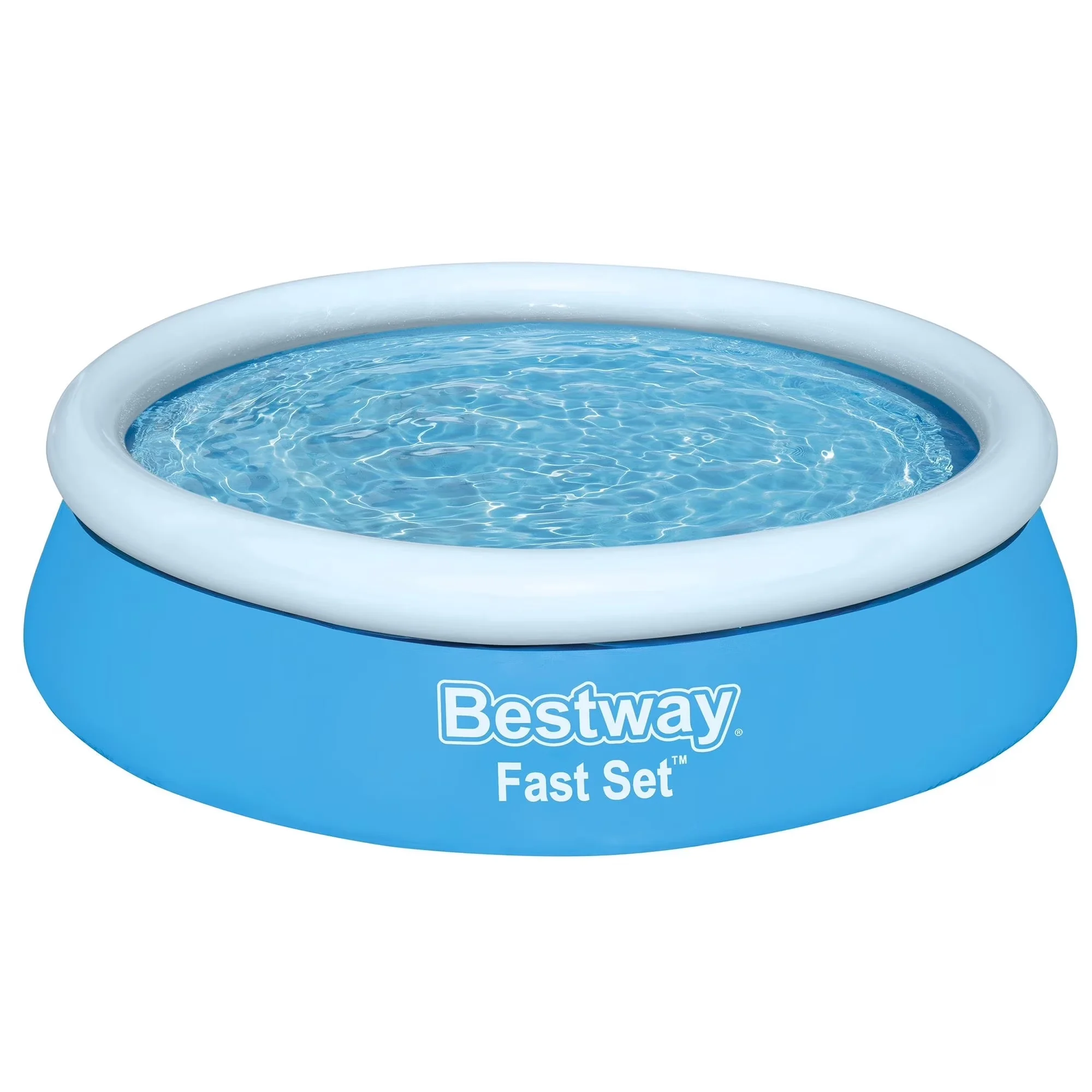 Inflatable Pool Versatile with Puncture Resistant, : Fast Set, 6' x 20" Round - Model 12C64F