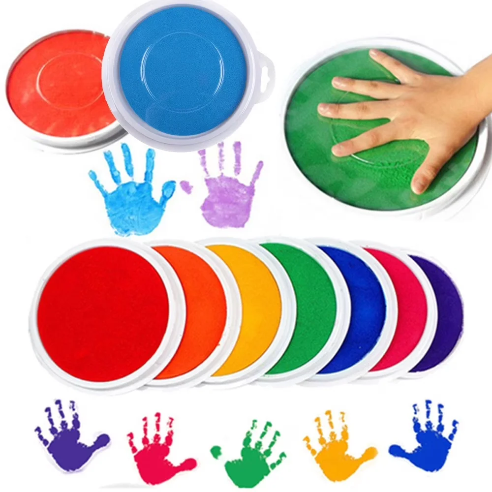 Moving Efficient with Non-Toxic, Ink Pads - Multicolor Pvc, Pigment Inks, Sponge Model F1CA51