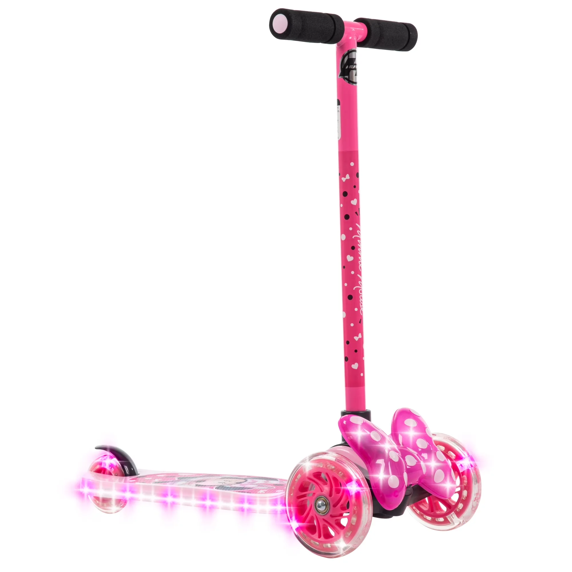 Stylish Scooter with Portable, Pink, Ages 3+ - Plastic Pink Huffy - Long-Lasting Performance Model 296BA1