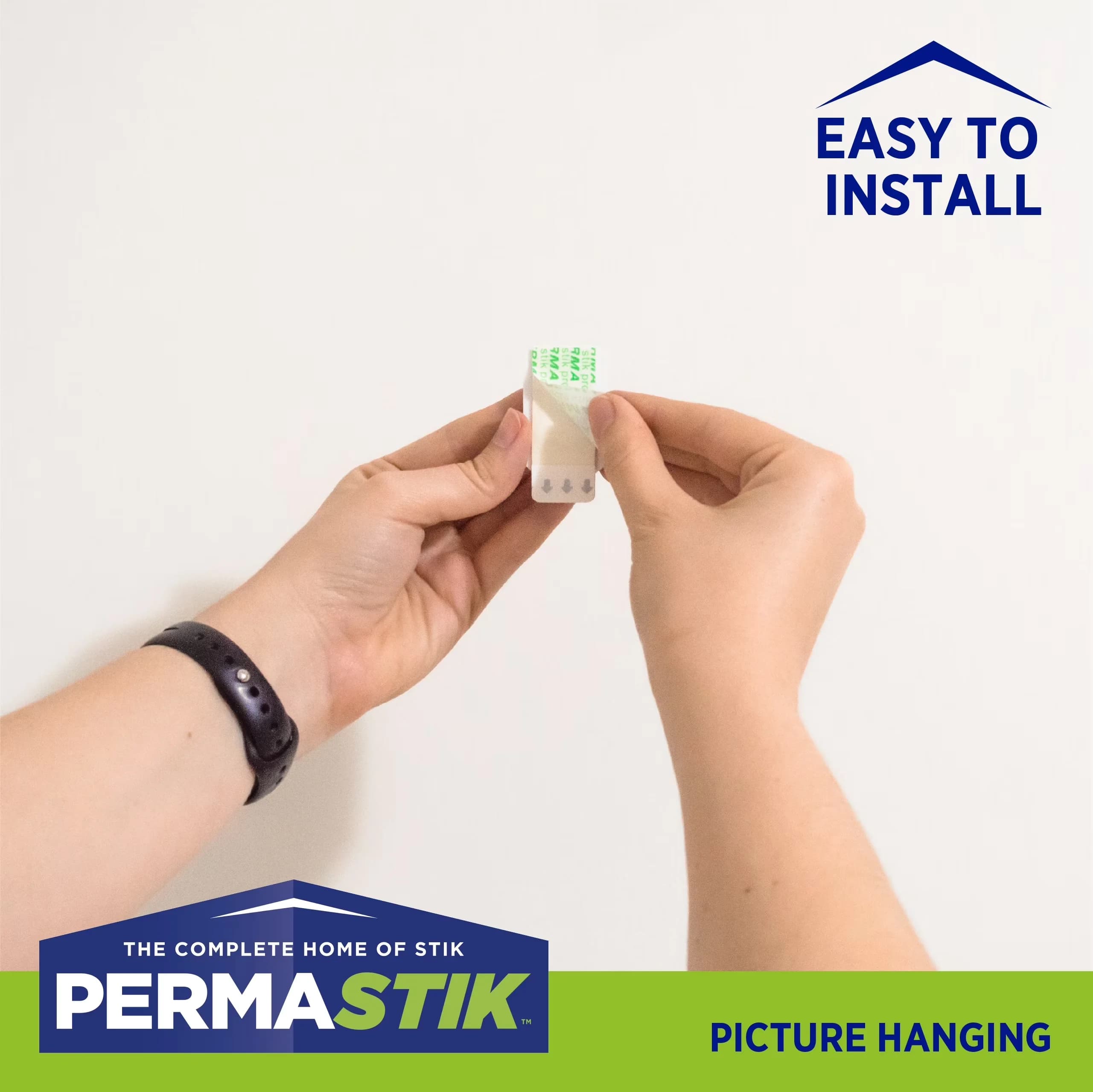 Versatile Damage-Free Hanging with Easy Installation, Holds up to 1.65 lbs (9 Pack) - White Abs Plastic Model A224F5