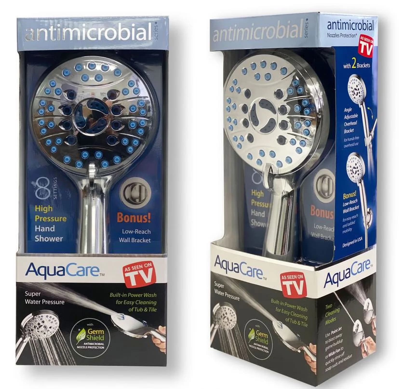 Efficient Shower Head with Adjustable, Luxury Handheld - Silver Stainless Steel; Plastic Model 8F42FF