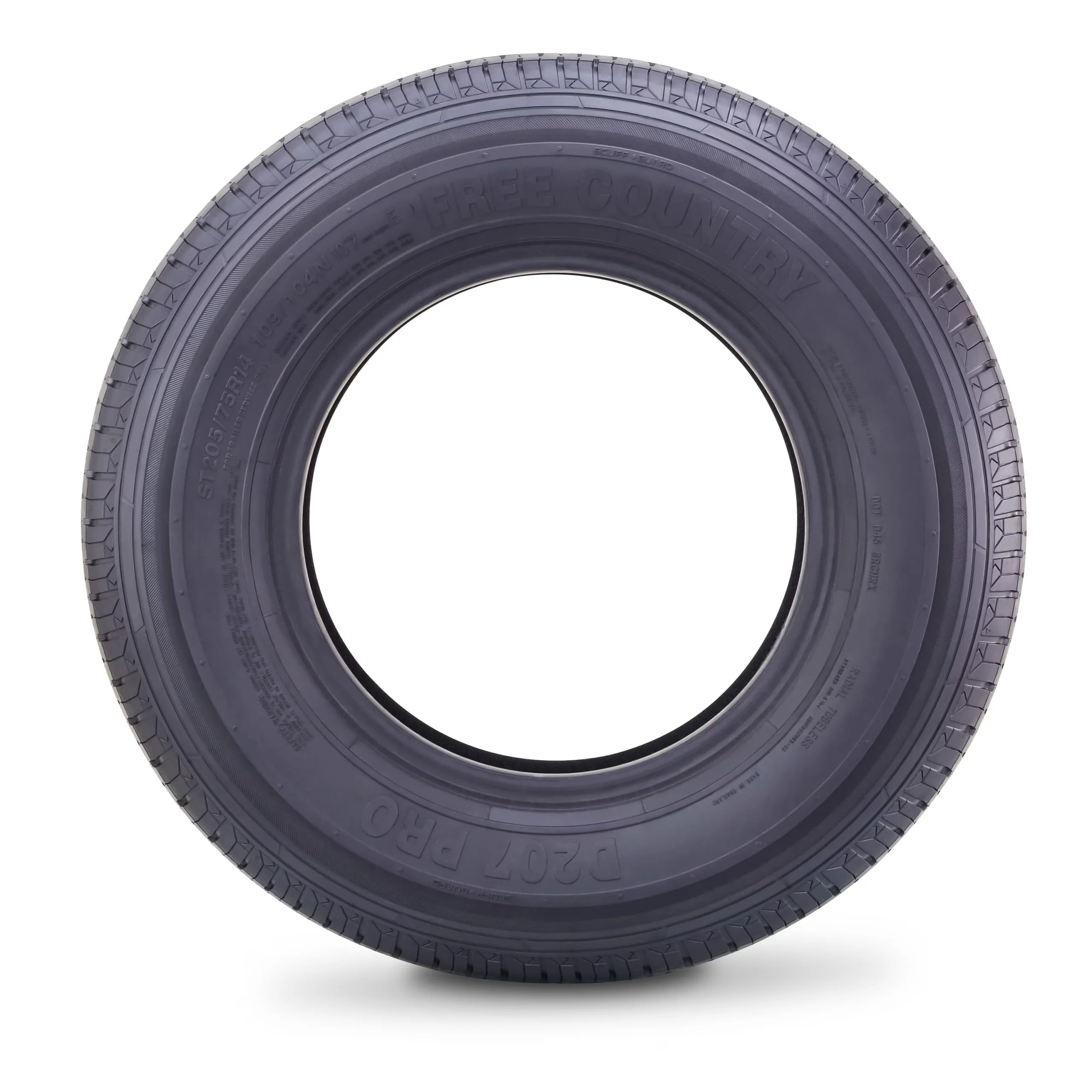 Essential Trailer Tire with Set1 - ST205 - Universal Fit Model 68C432