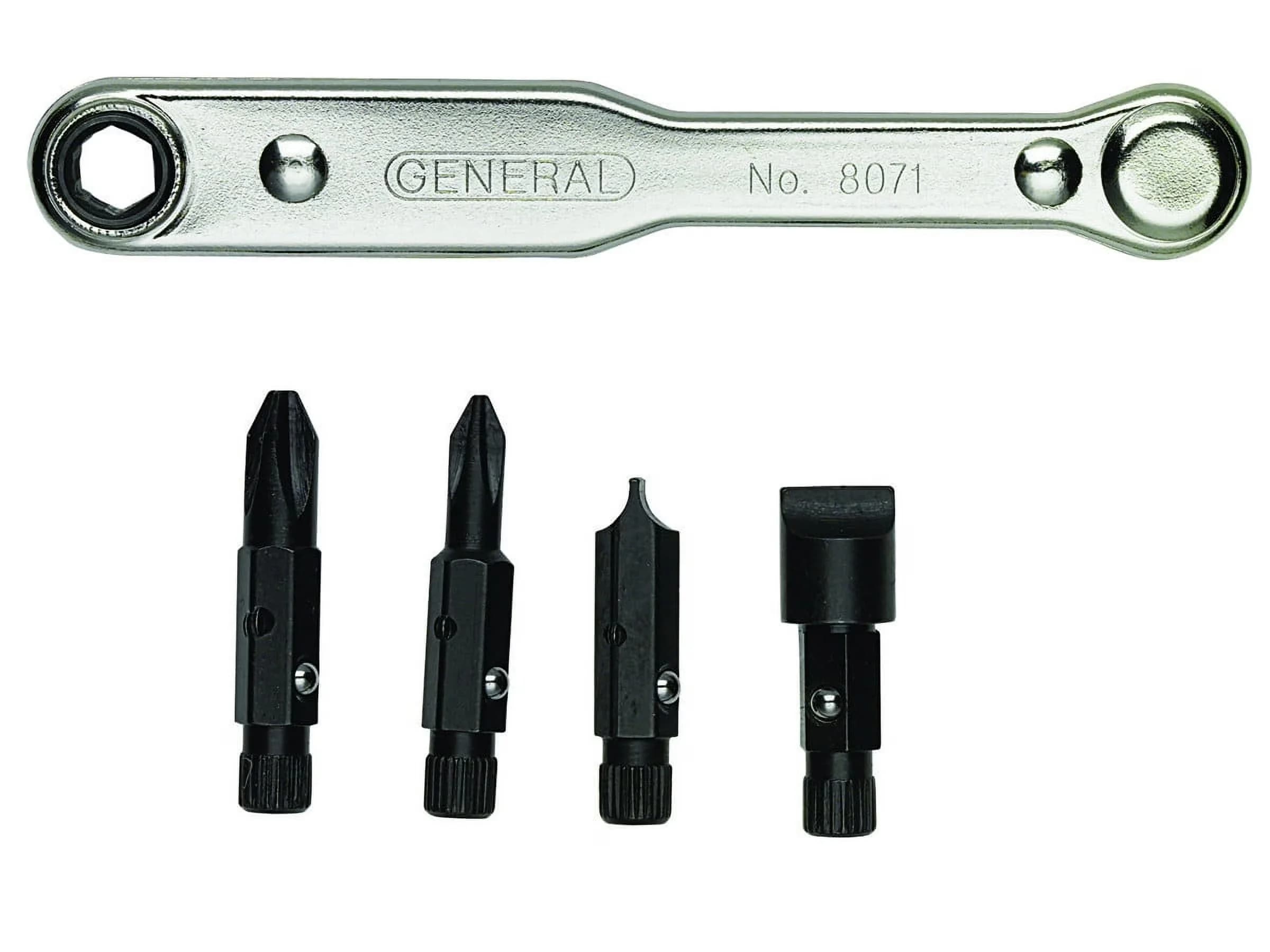 Hand Tool Set Quality with Pass-through Handle - Multicolor Metal General Model DE2D92