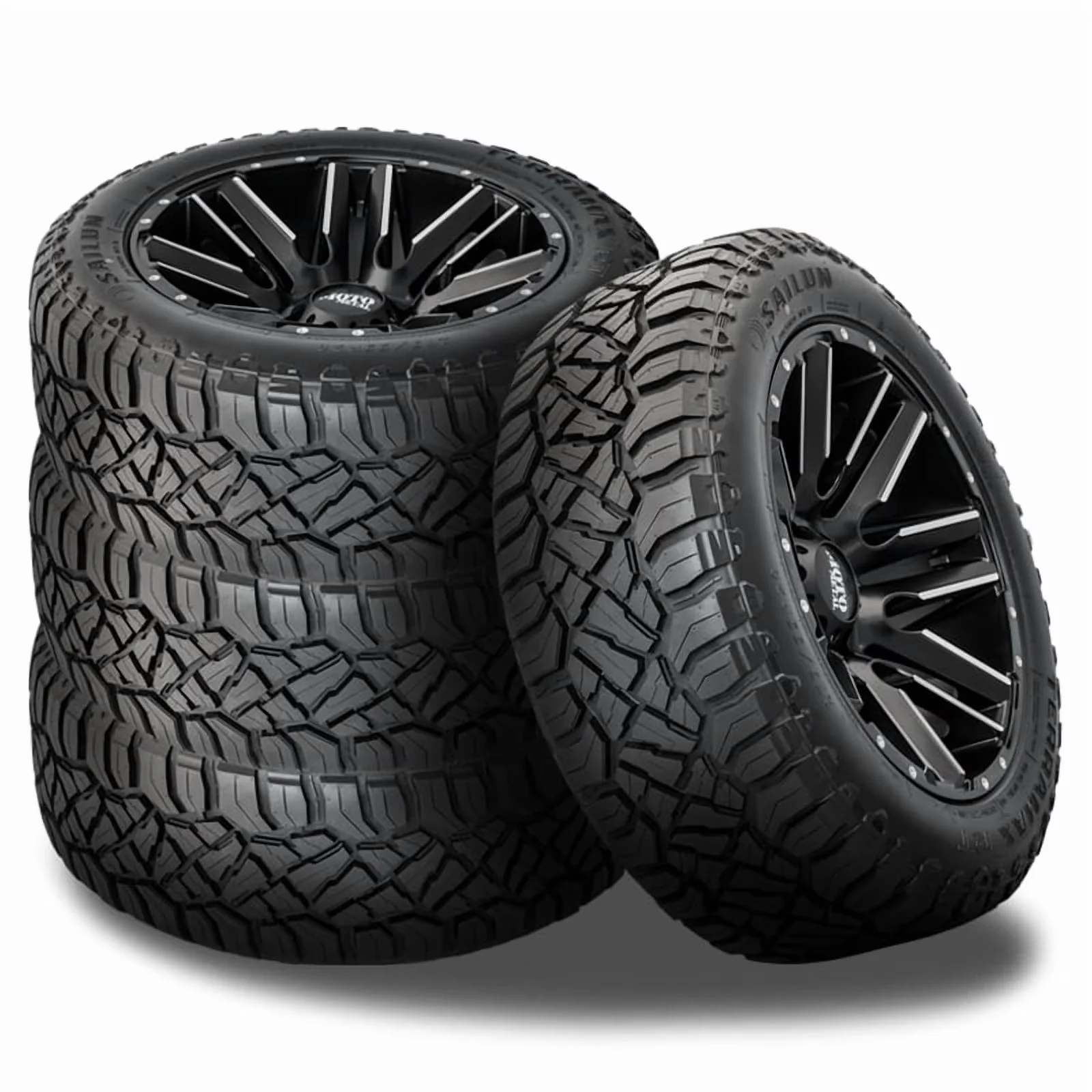 Stylish Truck Tire with 45,000 Mileage Warranty, Tire Size: 37x12.5x18 - Model 02FD3E