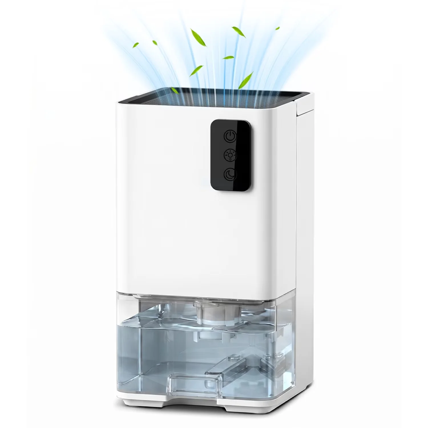 Stylish Dehumidifier with LED, 8. Decibel Rating:35 db - White for Bedroom, Bathroom Model 0B3451
