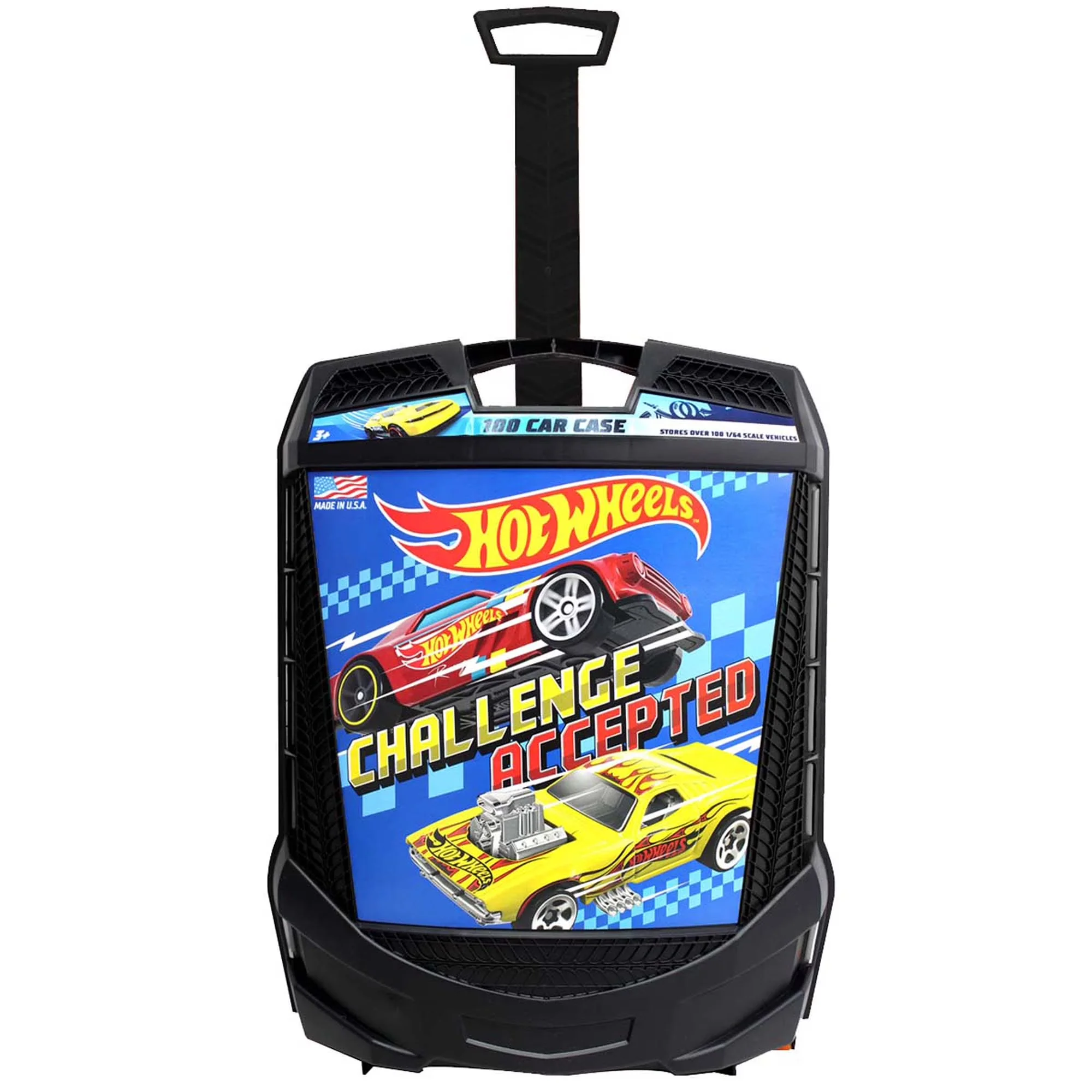 Essential Garage Storage Supply with Measures 14" x 6" x 11.75"., Retractable Handle - Black Plastic Model 1962C2