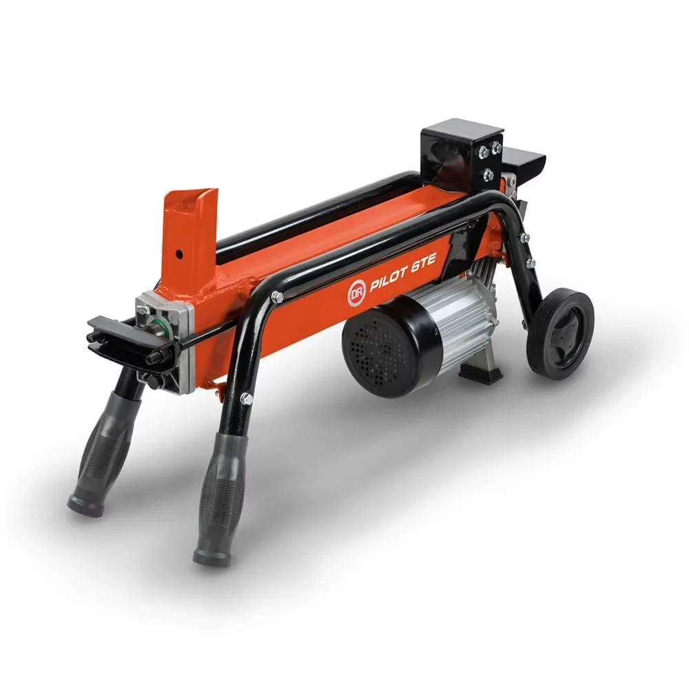 Compact Logsplitter with 120V, Wheeled, 20 In Max Log Length - Orange 6TE Model D93642