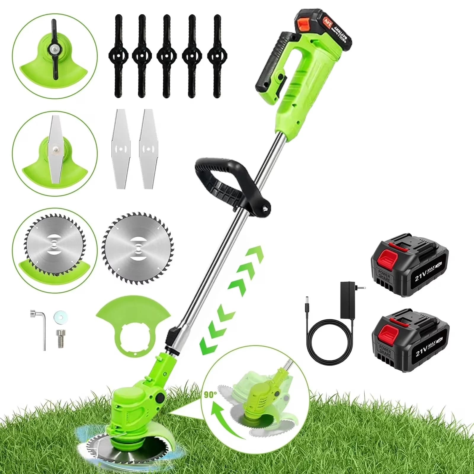 String Trimmer Durable with Cord Lock, Extendable - Electric - Reliable Performance Model FBEEF2
