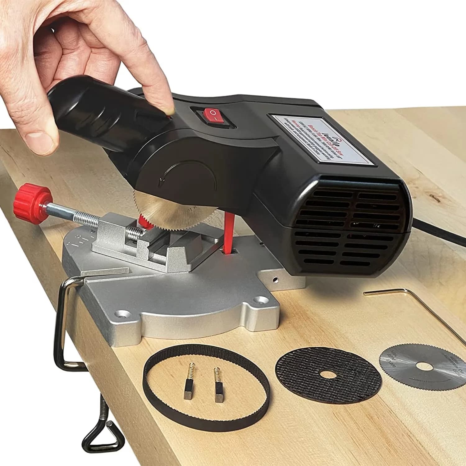 Durable Power Saw with Adjustable, Mini Miter Cut-Off Chop - Satisfaction Guaranteed Model 4C2081