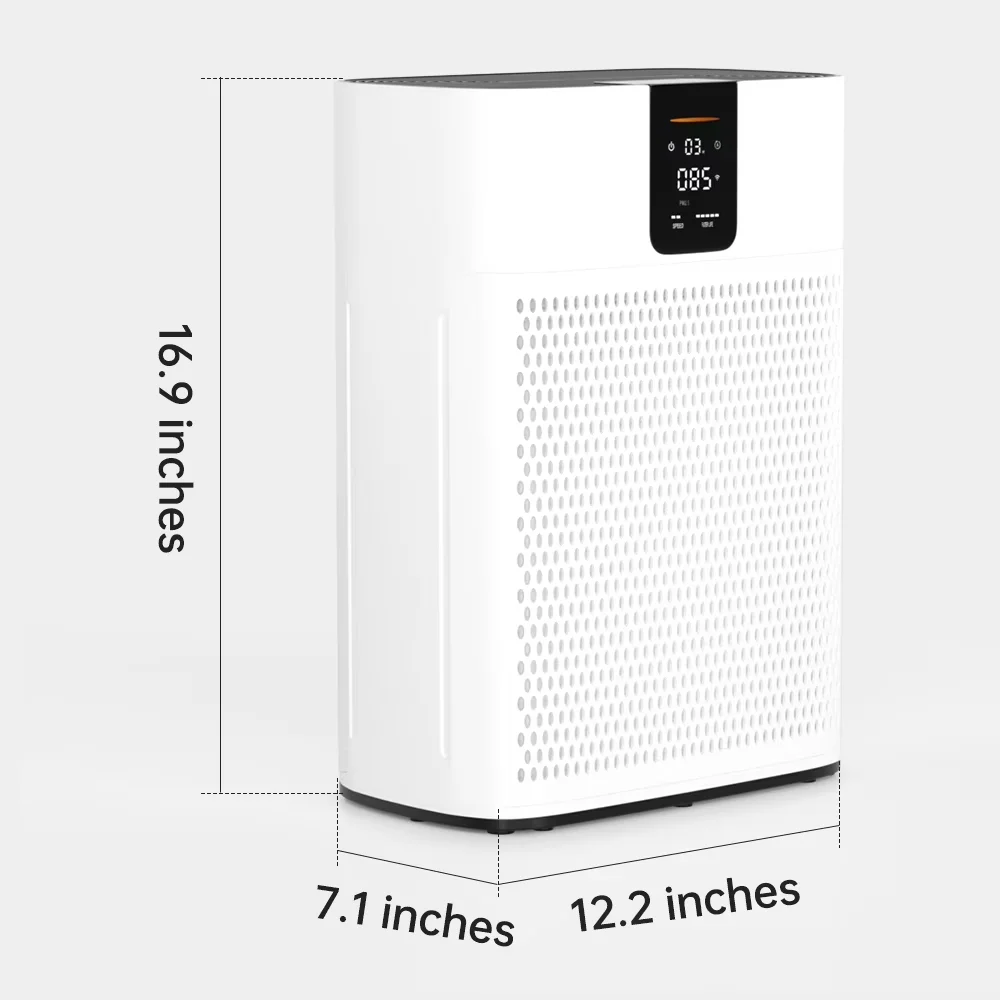 Durable Air Purifier with Automatic Shut-Off, Smart Technology Capable - White for Large Model 1C951D