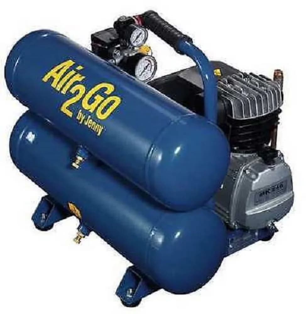 Versatile Air Tools Compressor with 115V, Portable, 4.8 Gallon Tank - Blue Cast Iron Model 29AE49