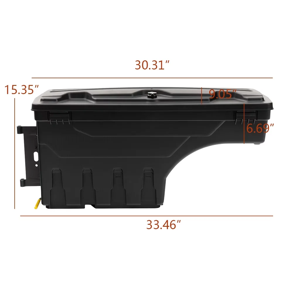 Toolstorage Innovative with Lockable, Fit - Black Abs Composite Material Model 158240
