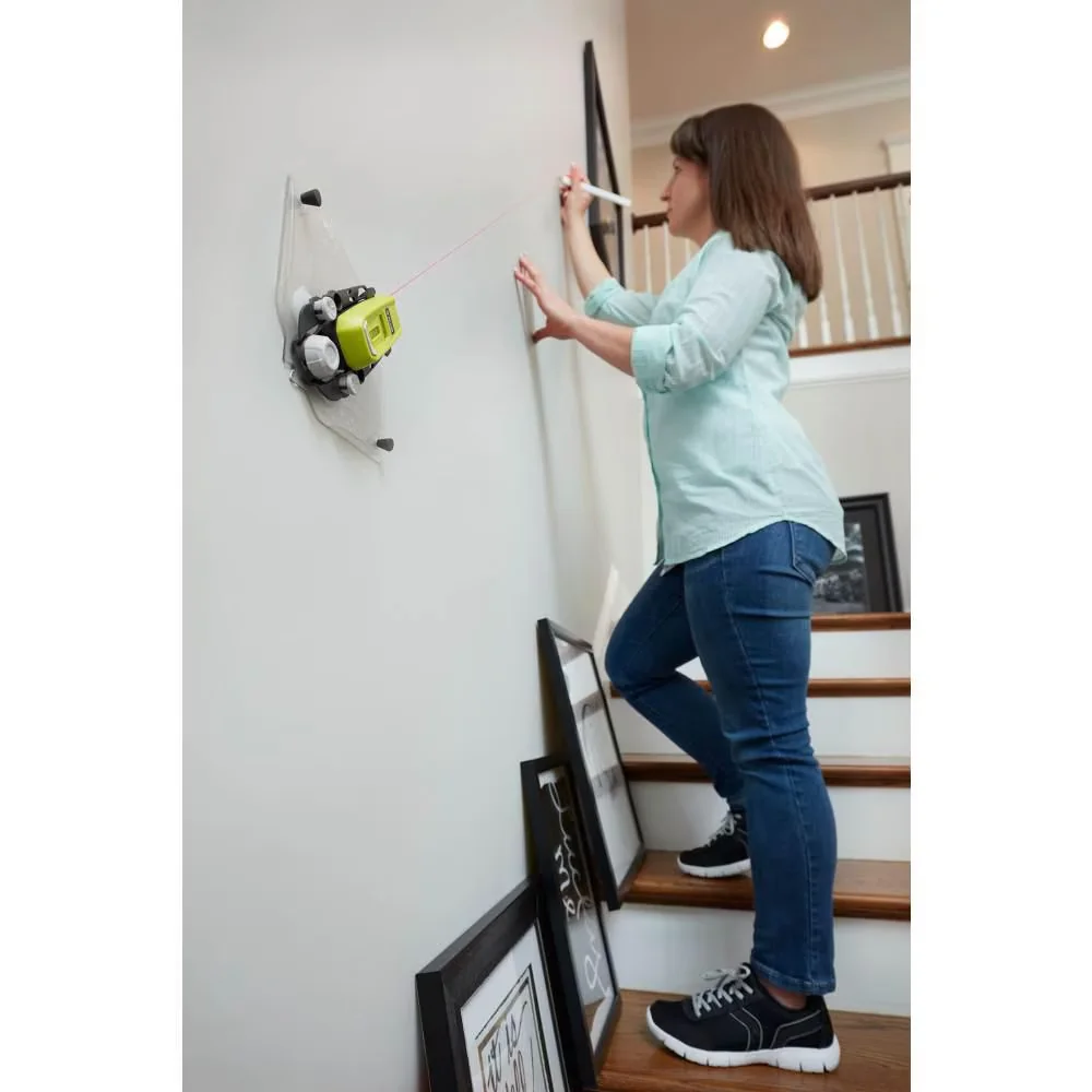 Measuring Layout Durable with Multi Surface Laser Level - Green Metal - Durable Build Model 73C1D9