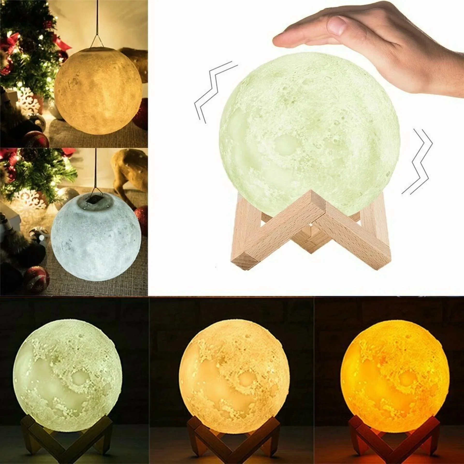 Table Lamp Efficient - Moon for Everyday Use Model 166365