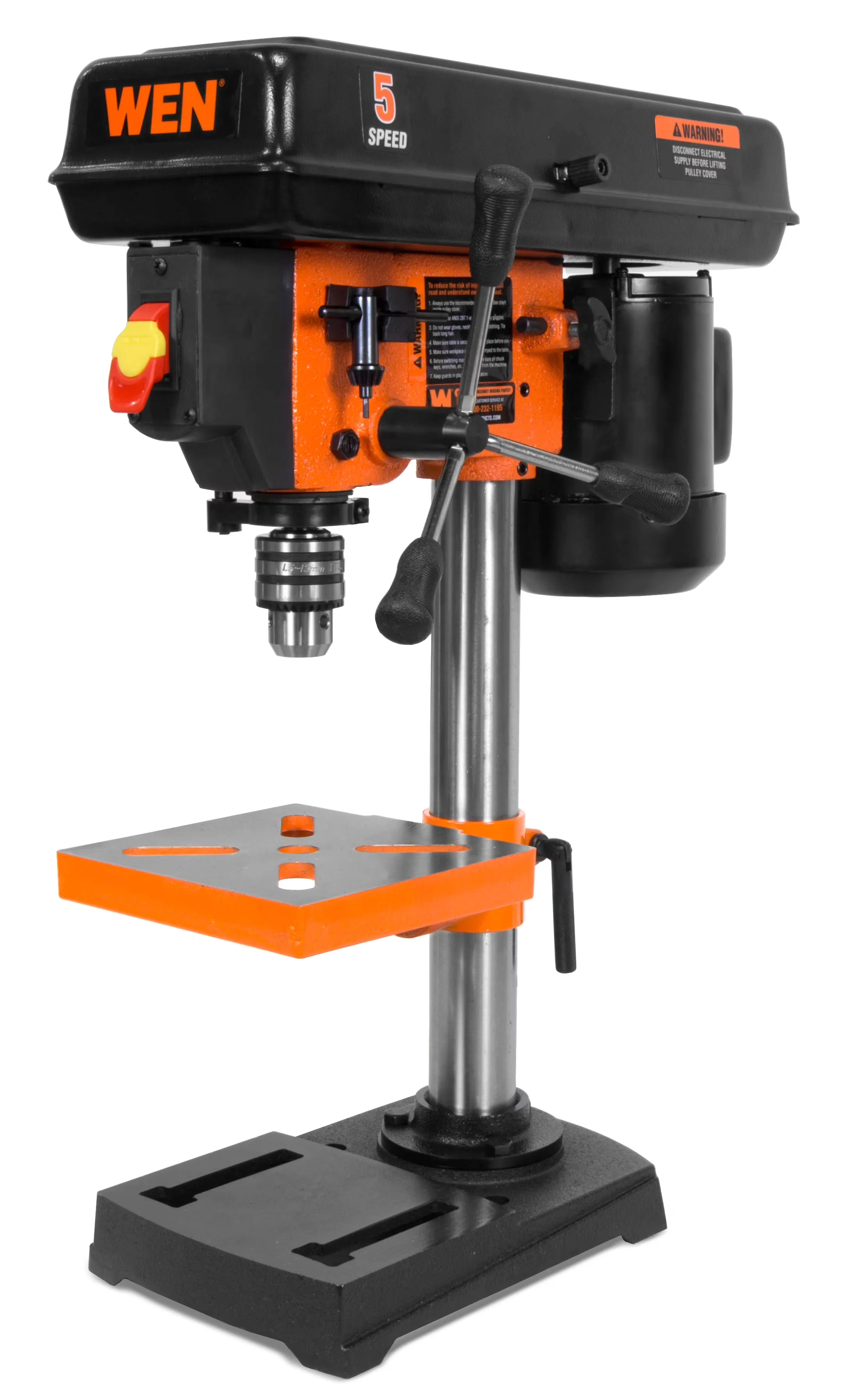Quality Woodworking with Long Cord, Stationary, Movable Table - Black Orange Model A6B63F