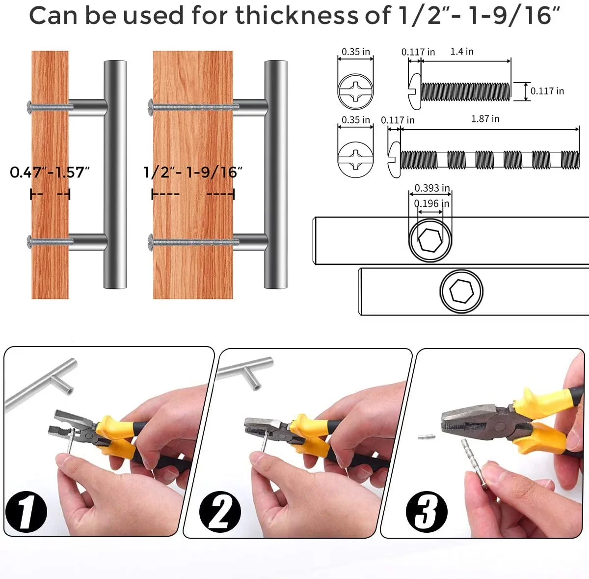 Kitchen Renovation Premium with Durable - Silver Steel 10 Pack - Low Maintenance Model 4C5BC0