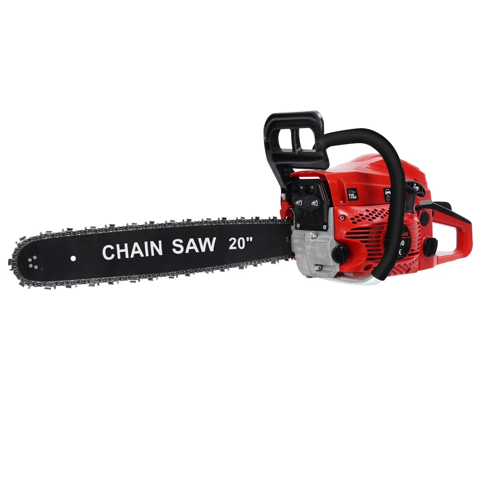 Stylish Chainsaw with Automatic Chain Oiler - Red 58CC - Rustic Charm Model BE33F2