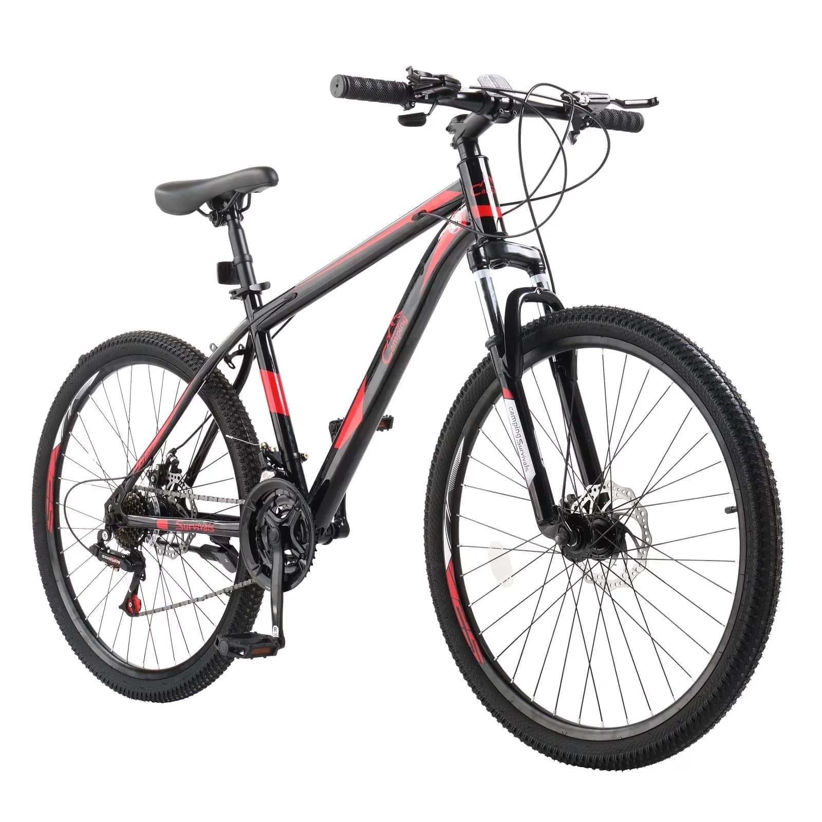 Classic Mountain Bike with Adjustable Height, Adjustable Seat Height - Red Model F850E1