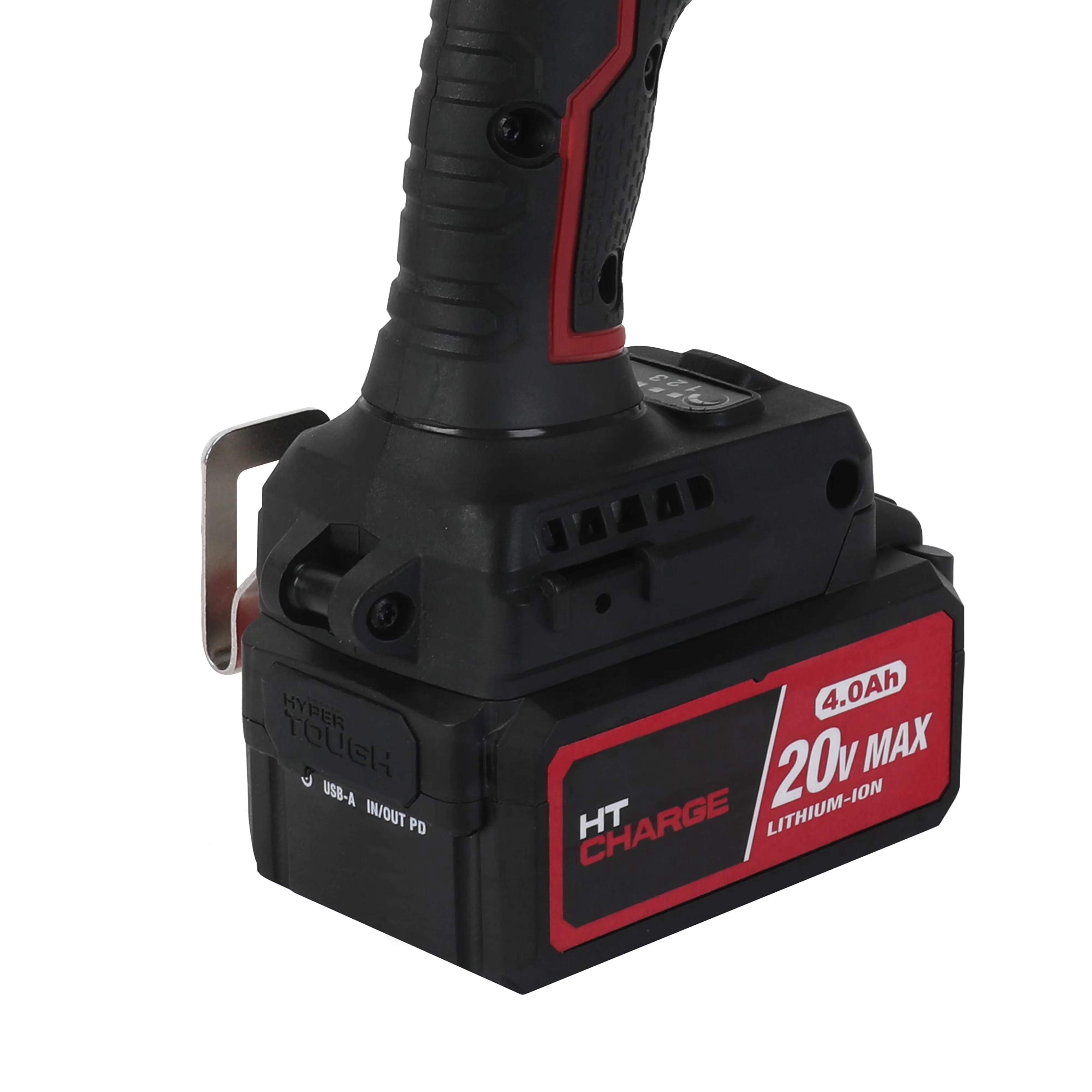 Durable Air Tools Compressor with Battery, 20V, Handheld - Modern Design Model 0489E0