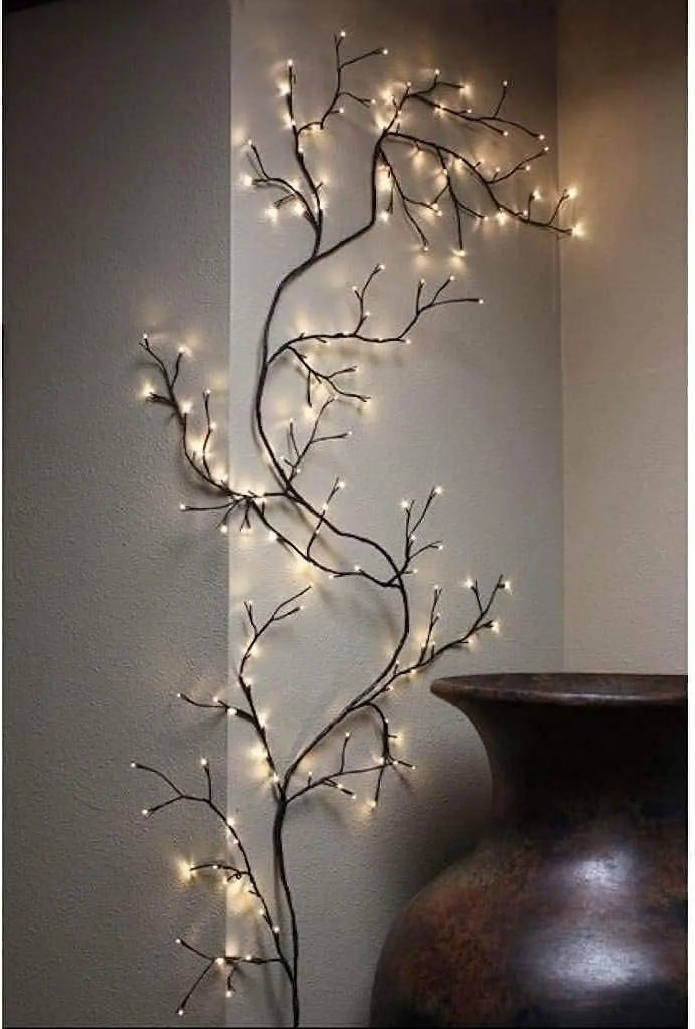 Led Lighting Innovative with LED, Enchanted Willow Vine Lights - White for Bedroom, Home Model 3438E8