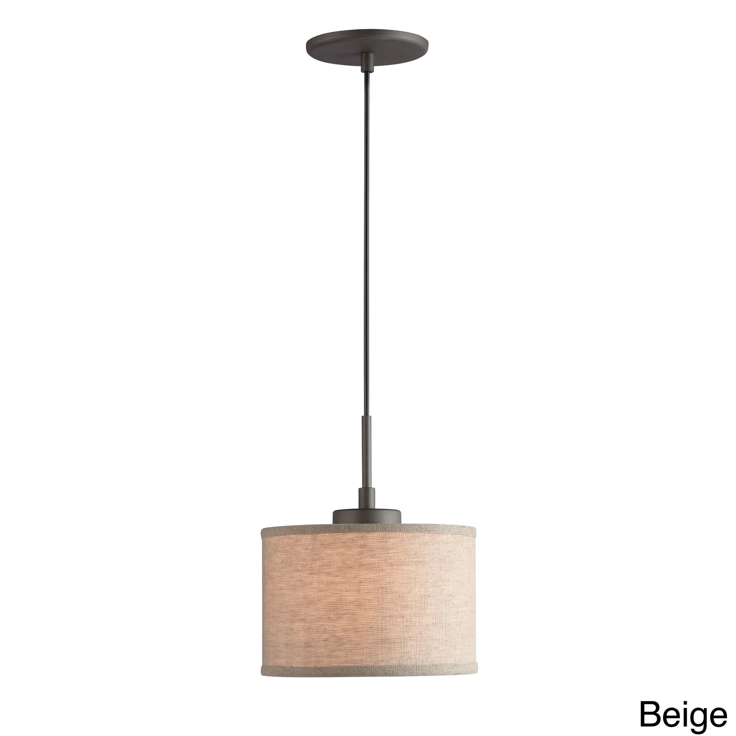 Essential Ceiling Lights Fixture with Adjustable Height, Option of linen or veneer shades - Steel Model 22C281
