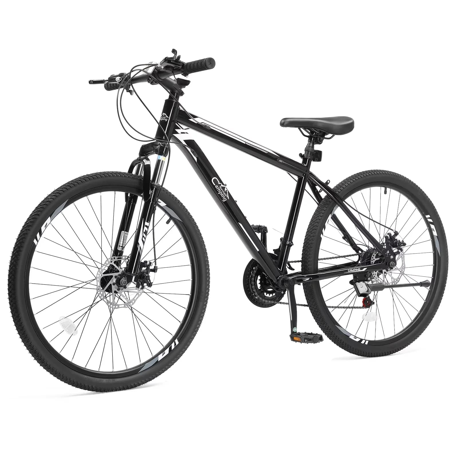 Essential Mountain Bike with Adjustable Seat Height, Lightweight - White Model CC229E
