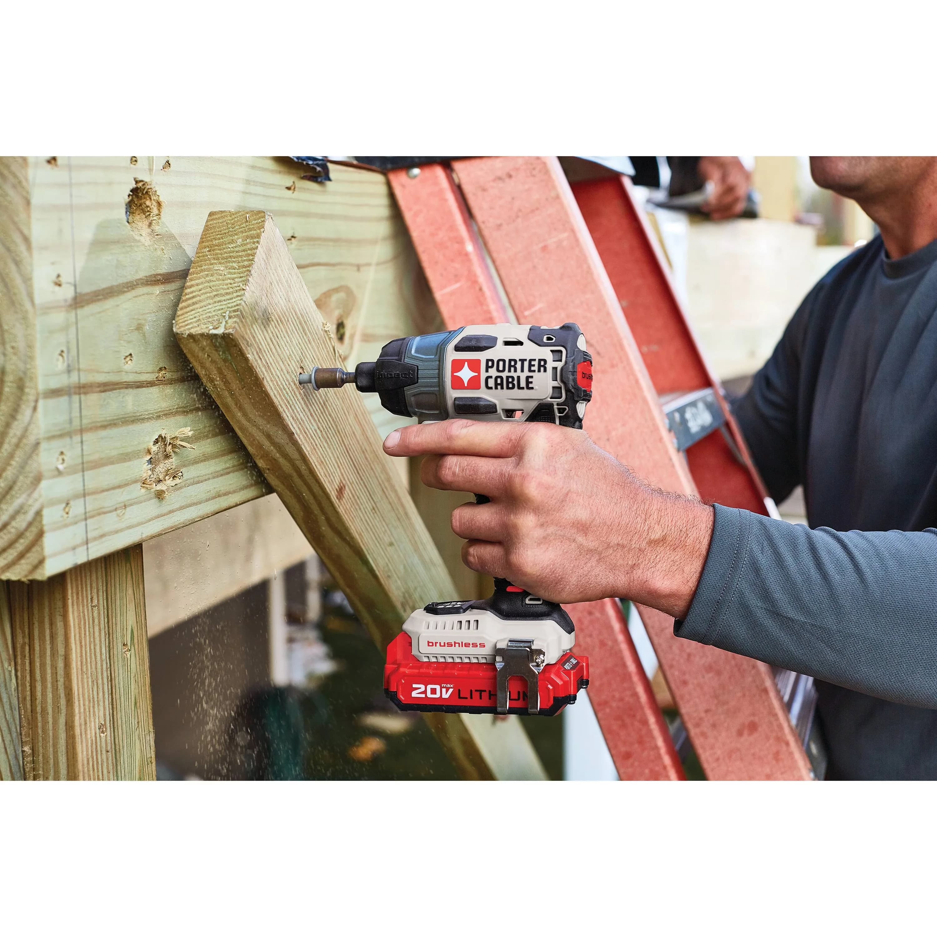 Premium Pro Tool with Battery, Brushless Motor - Red 5.8" 20 - Long-Lasting Performance Model B6B810
