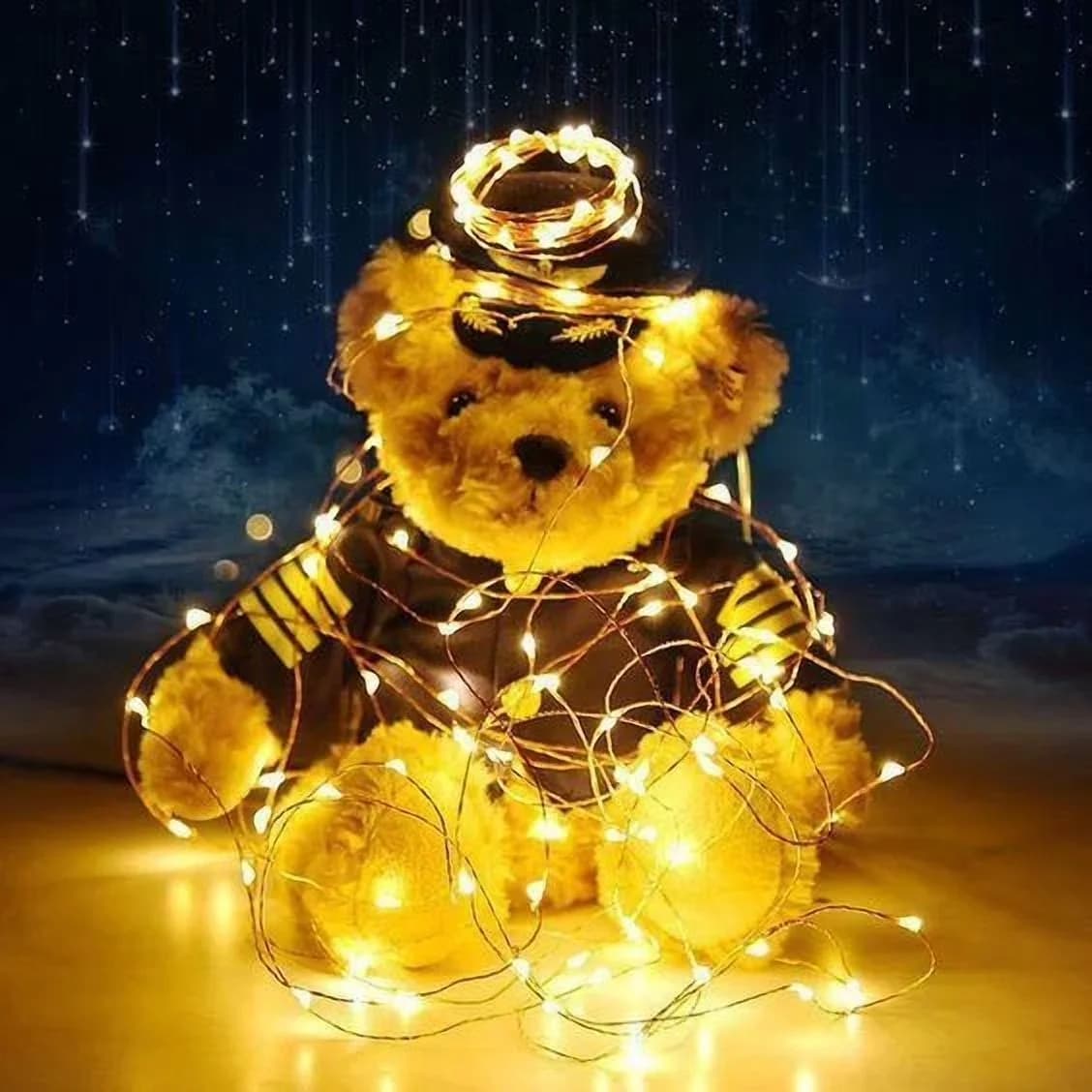 Stylish Novelty Light with Battery, LED, Weatherproof - 6Ft - Durable Build Model EE7038