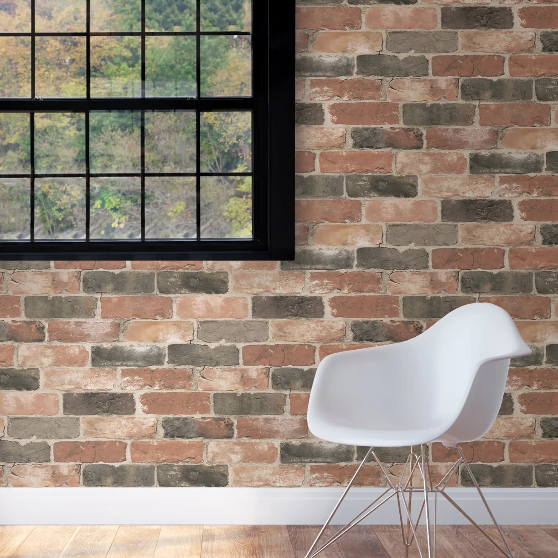 Premium Wallpaper Wall Decals Wall Covering with Removable, Easy To Clean - Vinyl Red Model AACA87