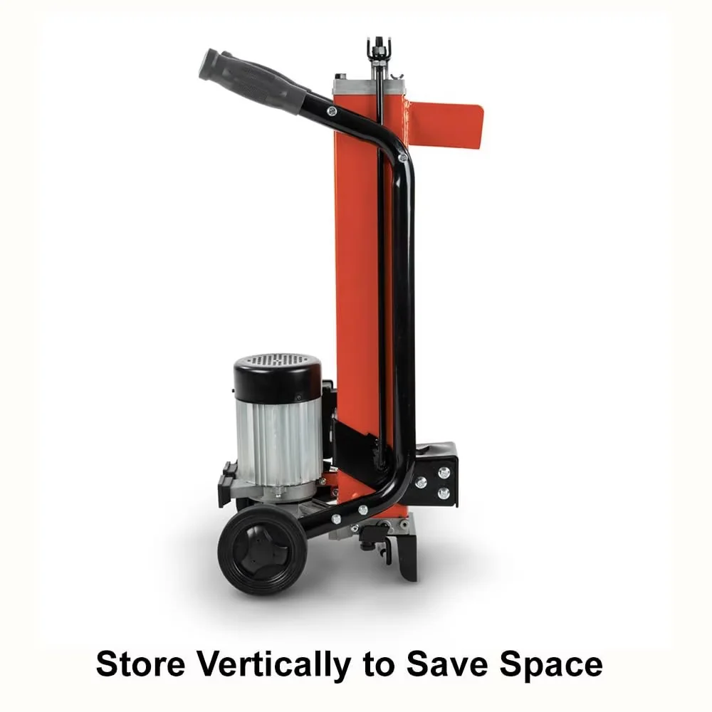 Compact Logsplitter with 120V, Wheeled, 20 In Max Log Length - Orange 6TE Model D93642
