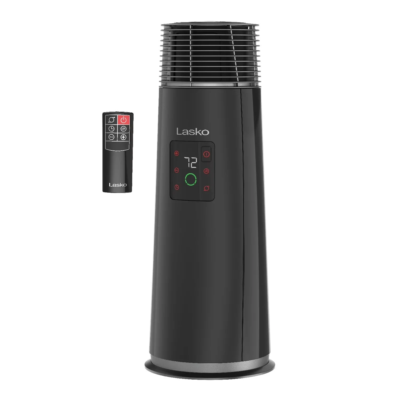 Portable And Electric Space Heater Compact with 1500W, Automatic Shutoff - Black Model FD011D