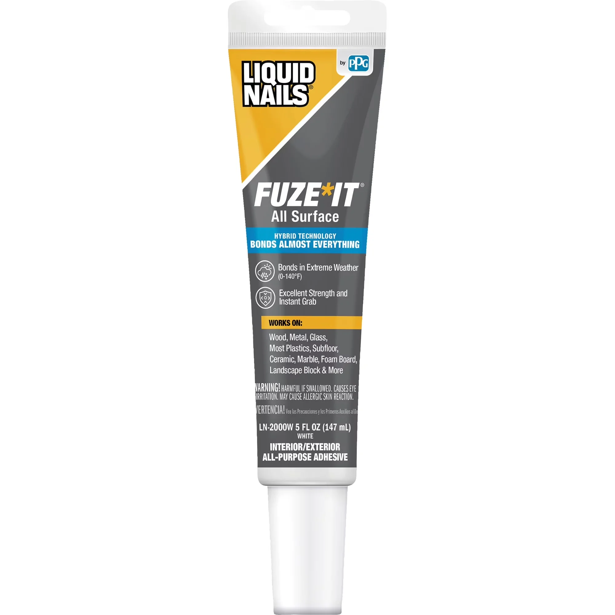Reliable Adhesives Glues In Paint Supplies Tool with 2000W, Waterproof - White 5 fl oz Model A1B779