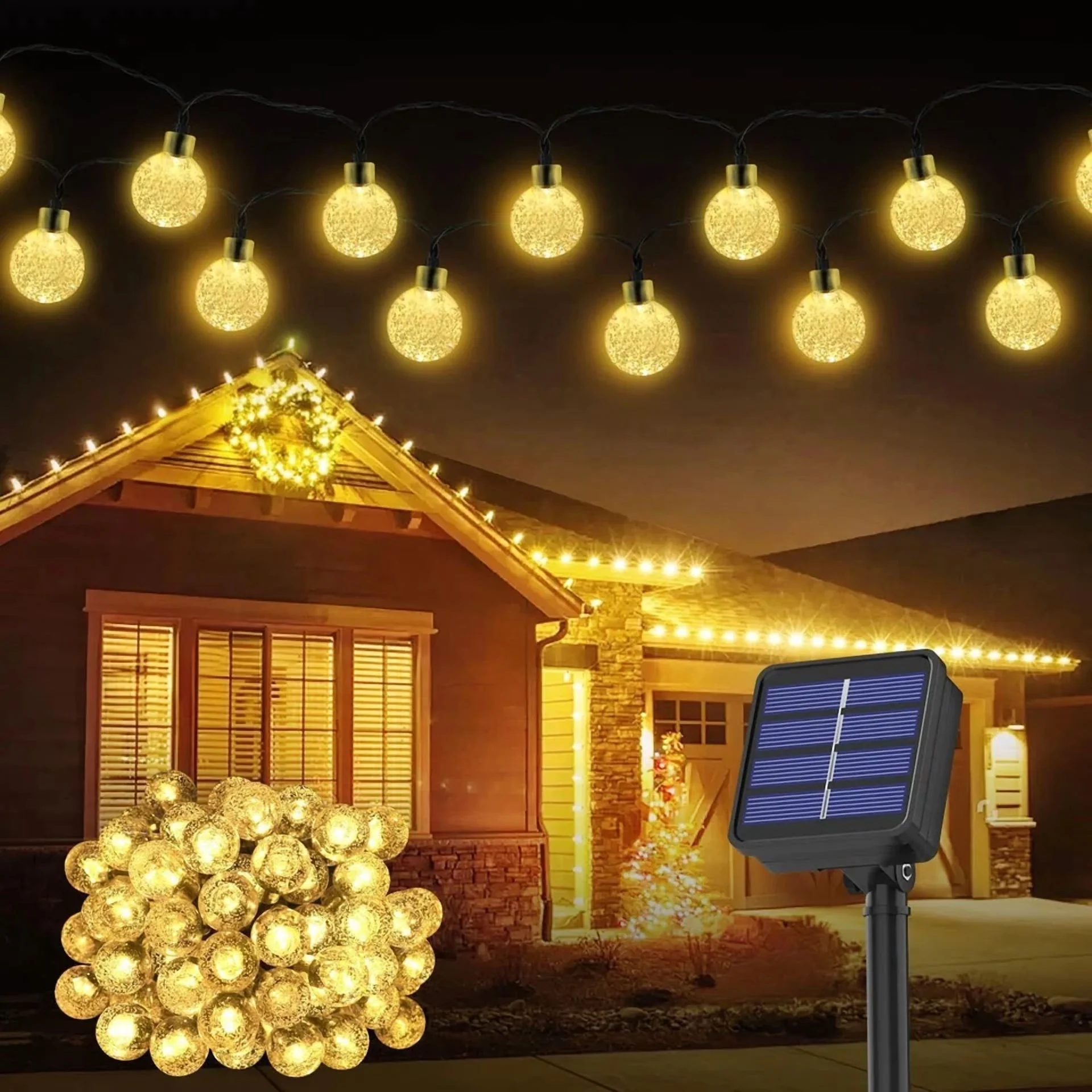 Efficient Novelty Light with LED, Solar - Ball - Quality Construction Model 0BF92B