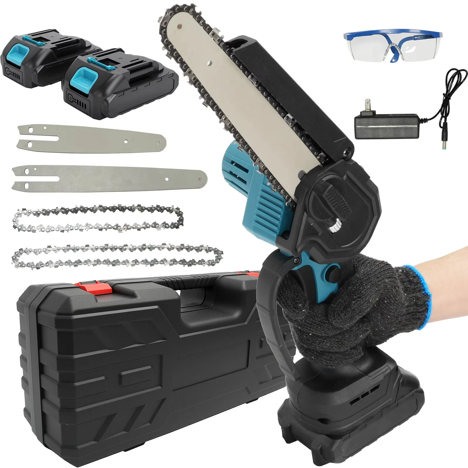 Essential Chainsaw with Battery, Anti-Vibration, COMPACT & ONE-HANDED USE - Model 62B922