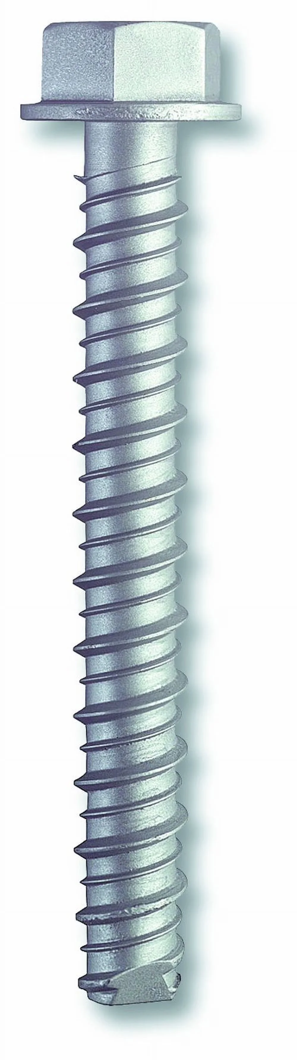 Fastener Efficient with Easy Installation, Cuts it's Own Threads into Concrete - Red Carbon Steel Model B24D24
