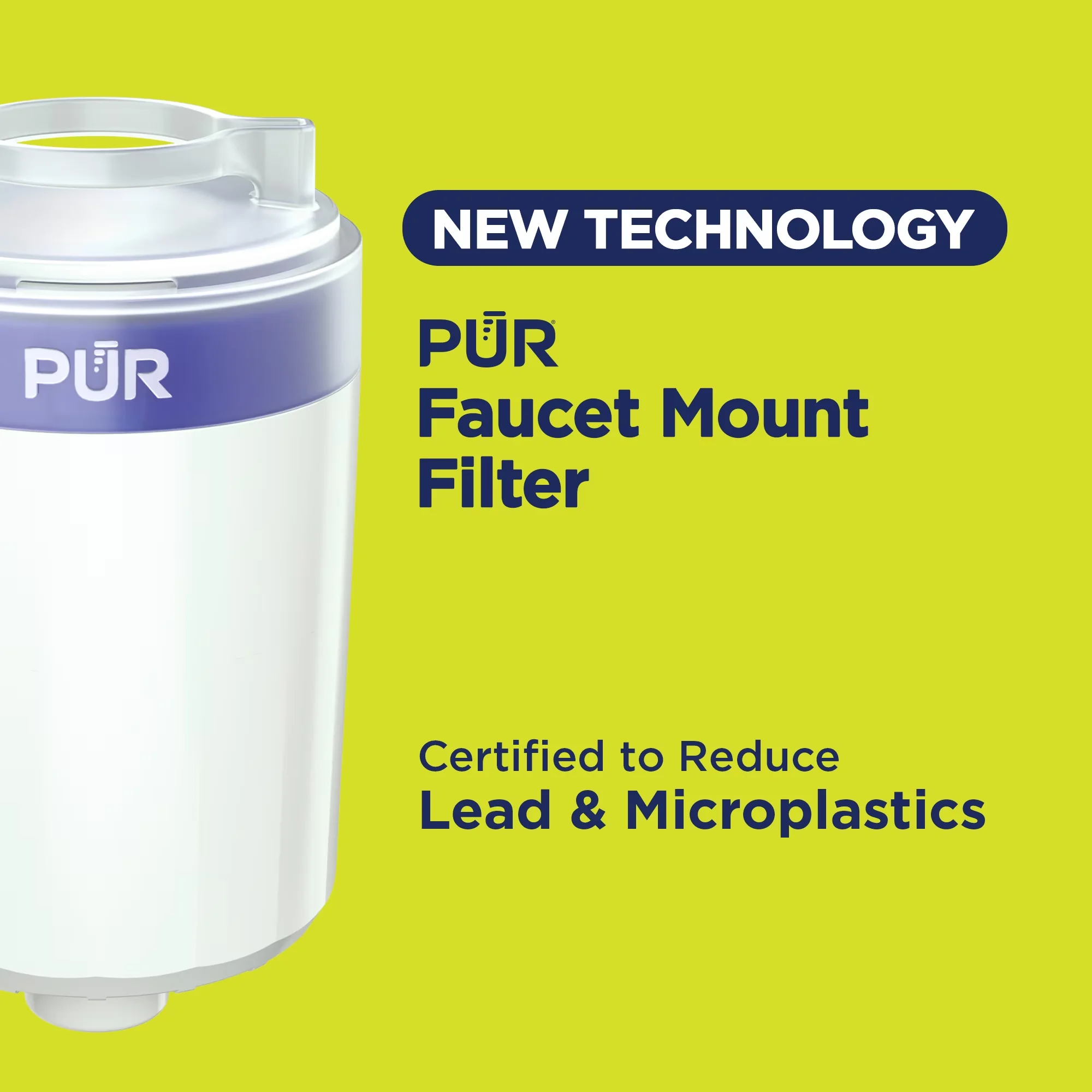 Water Filtration Sleek with 1 Pack - White Plastic RF3375 - Compact and Portable Model B63E76