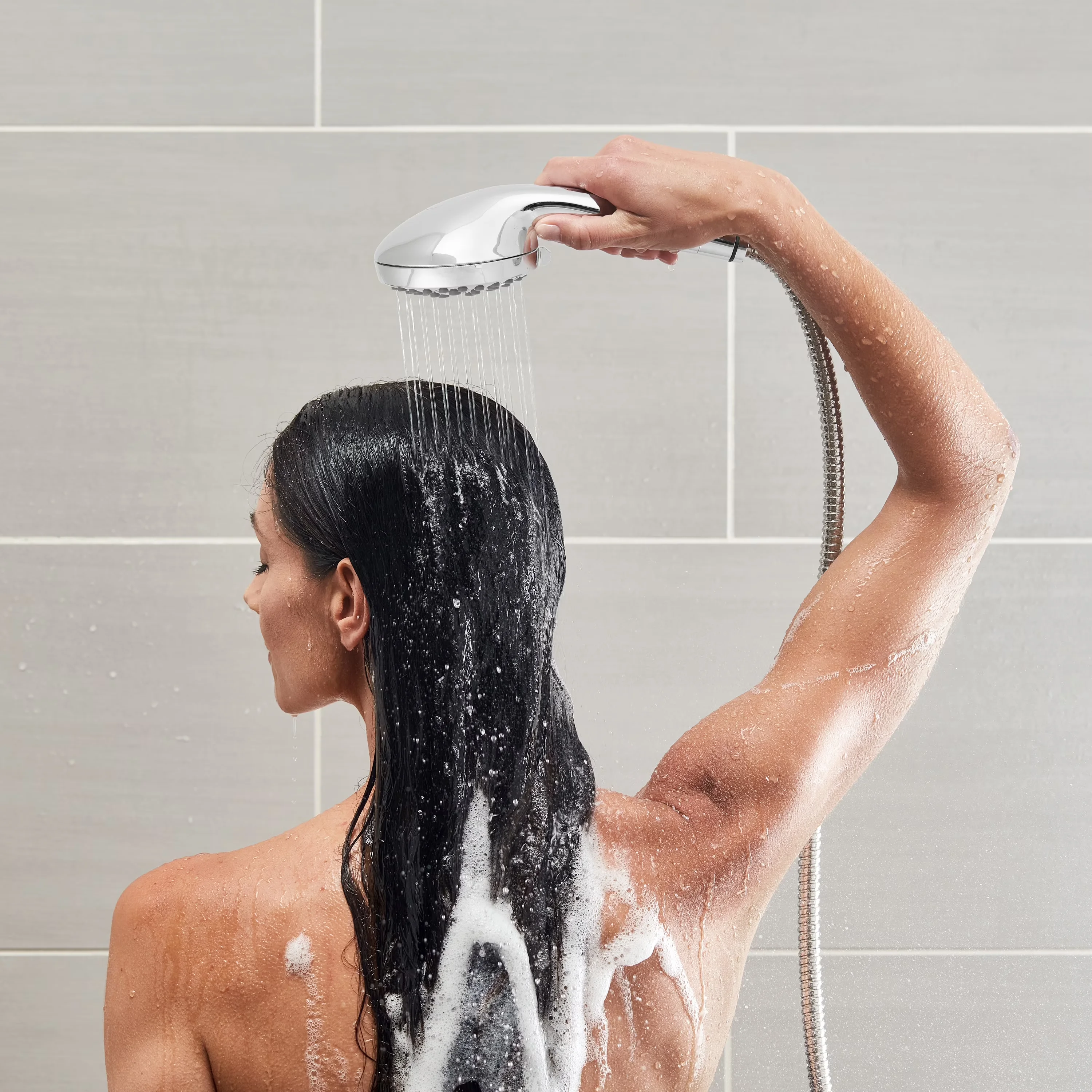 Innovative Shower Head with Handheld, XSP-753E - Plastic 4 inch diameter Model D04FA8
