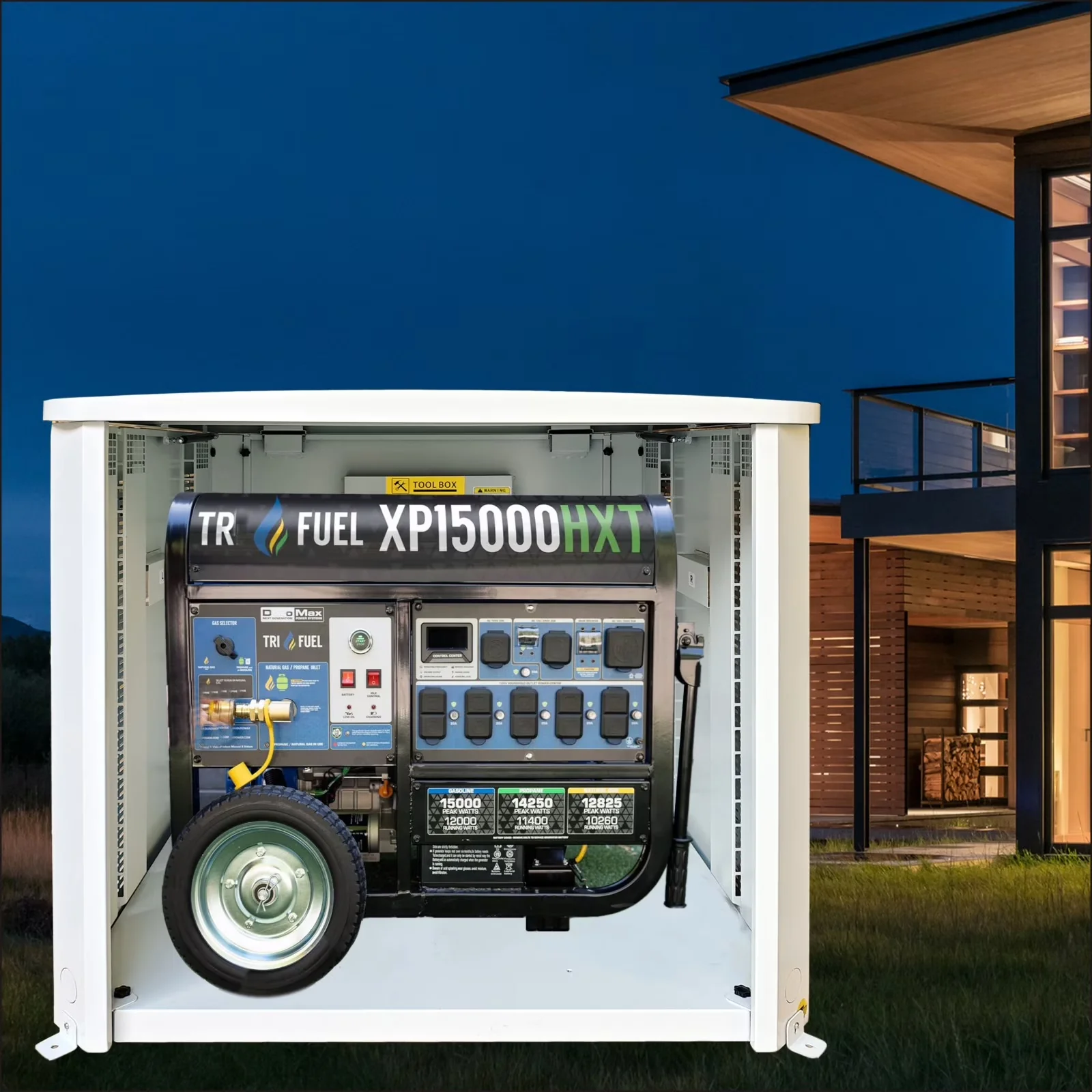 Generator Stylish with Box, Ventilation - Quiet - Contemporary Style Model 718DC8