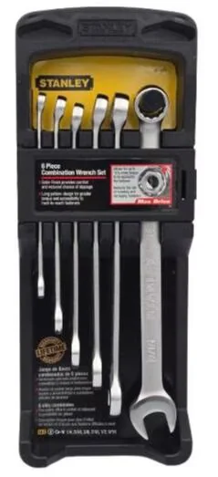 Modern Hand Tool Set with 9/16" With Wall Mount, Limited Lifetime Warranty - 1/4" - 9/16" Model EEFF9F