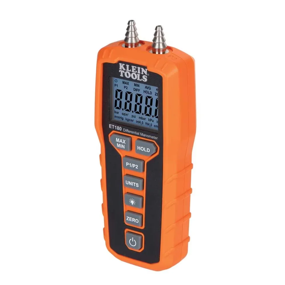 Innovative Pro Tool with Digital, Precision, Digital Differential Manometer - Abs, Stainless Steel Model 8336E0