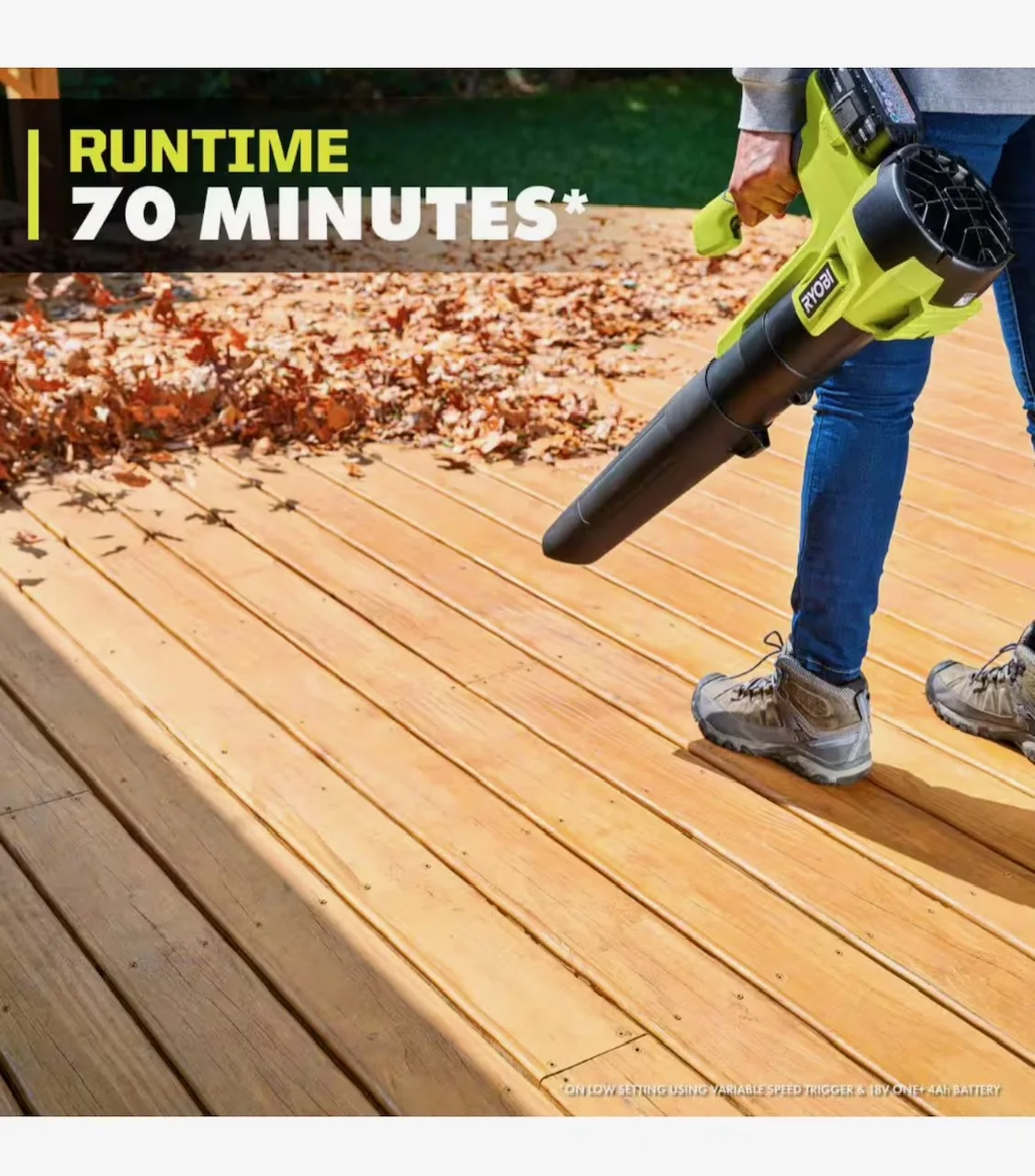 Leaf Blower Innovative with Battery, 18V, ONE+ 18V 100 MPH 350 CFM - Rustic Charm Model D21C87