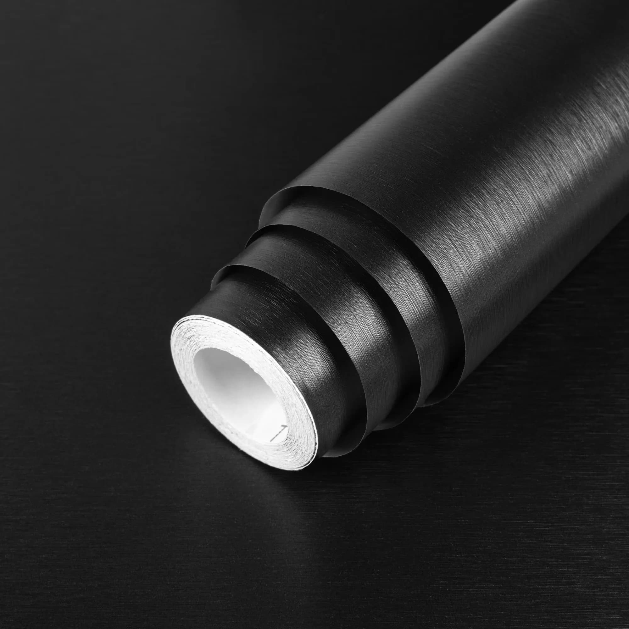 Essential Wallpaper with Durable, Removable, Product Information - Black Pvc Model 0C4772