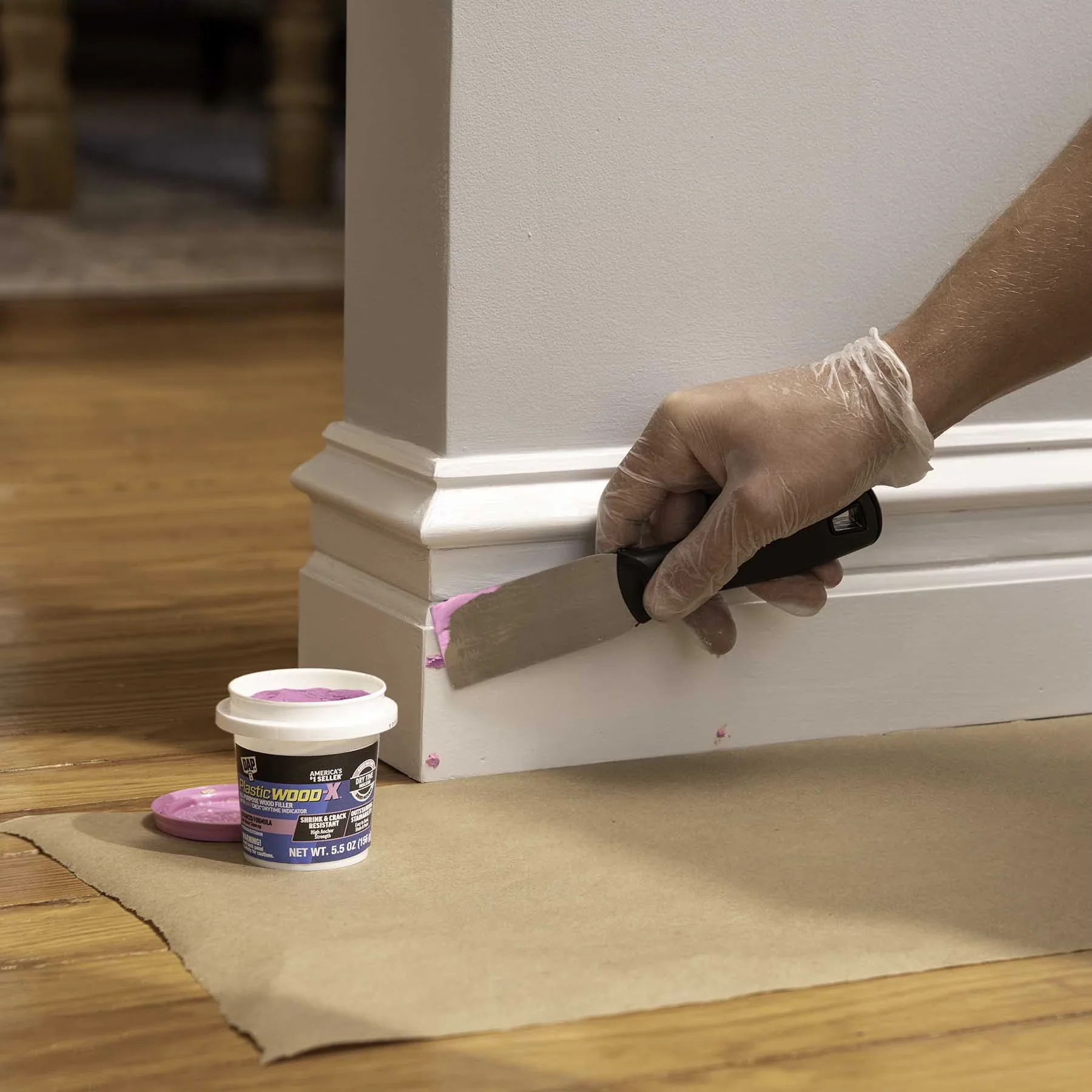 Classic Building Material with Easy To Clean, Plastic Wood-X - Pink for Home and Office Model 0AA7A0