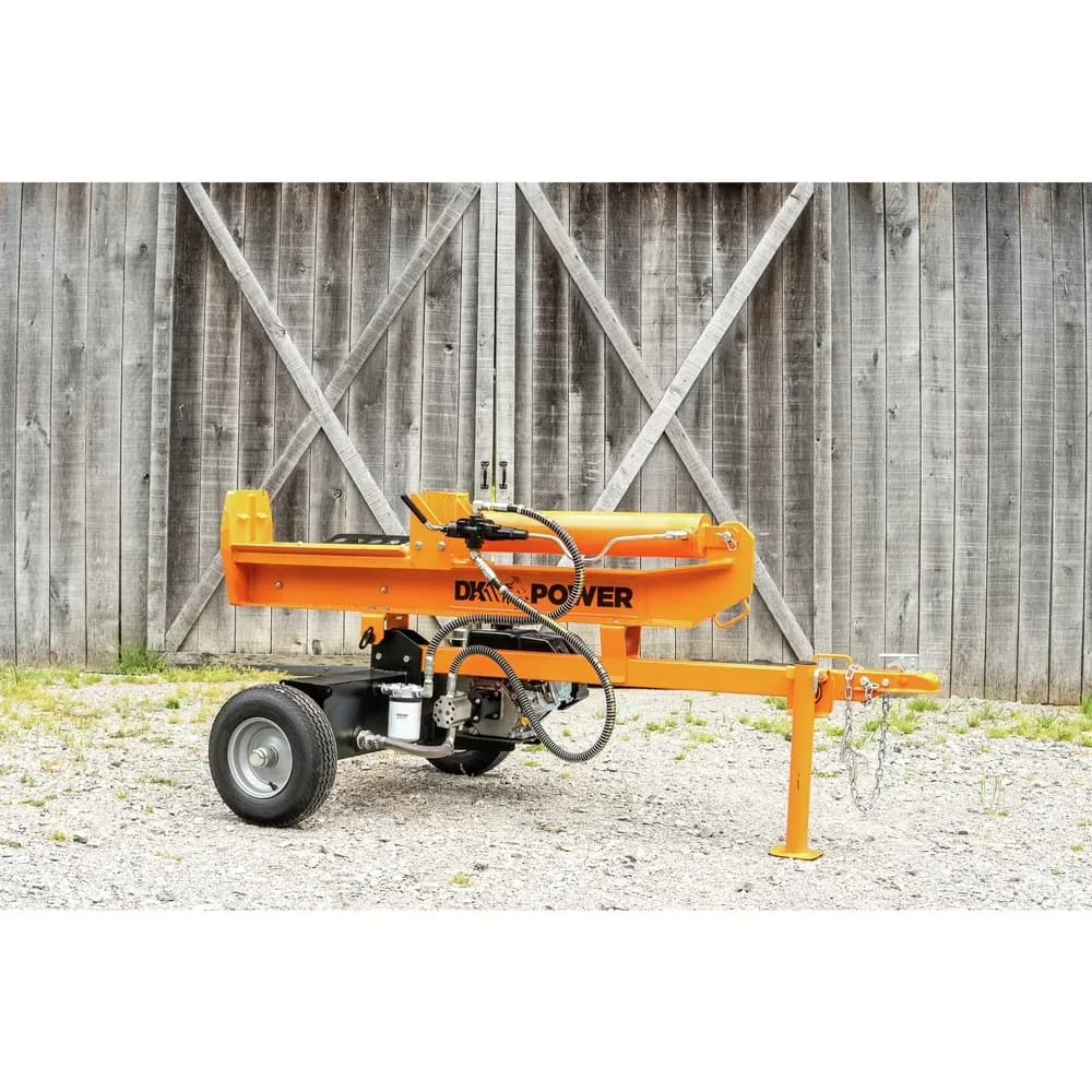 Stylish Logsplitter with Wheeled, 25.5 in. (L) x 21.6 in. (D) log capacity, 13-second cycling time - Multicolor Model 5ABBAD