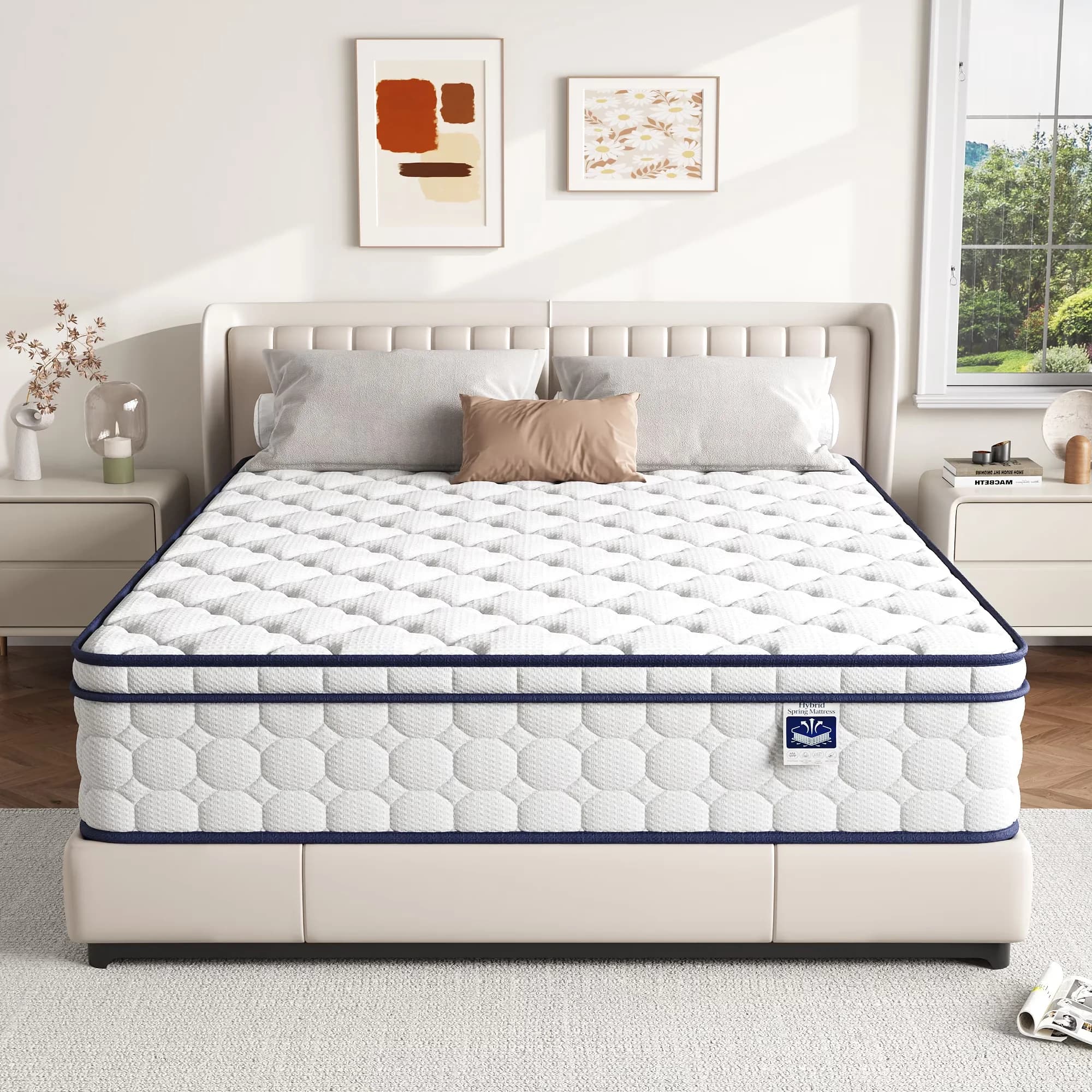 Mattresses Accessory Innovative with Antimicrobial, Queen Size Mattress - Cotton Model A75991
