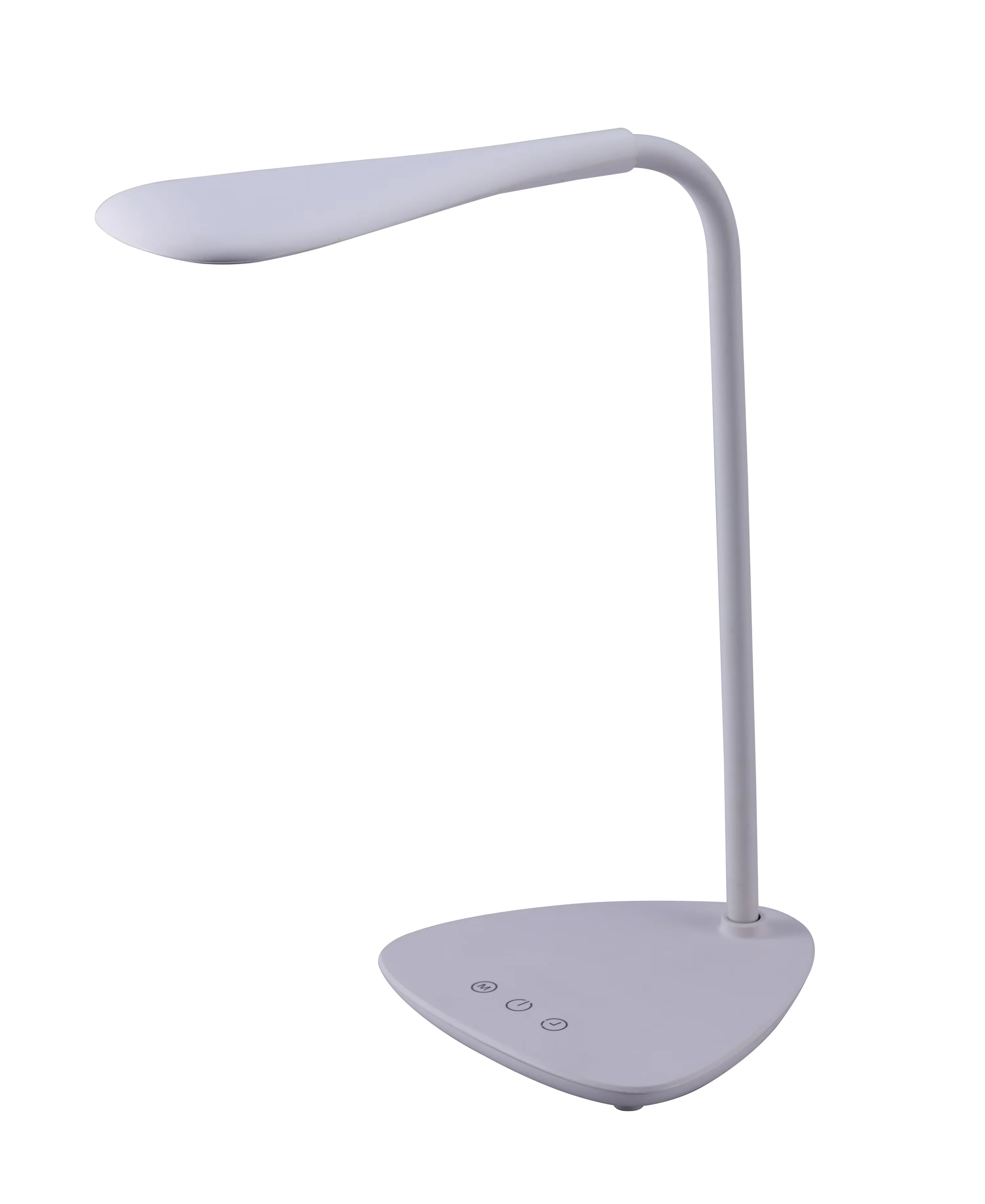 Desk Lamp Efficient with LED, Battery, Black and Decker Office Battery LED - White Plastic Model B26762