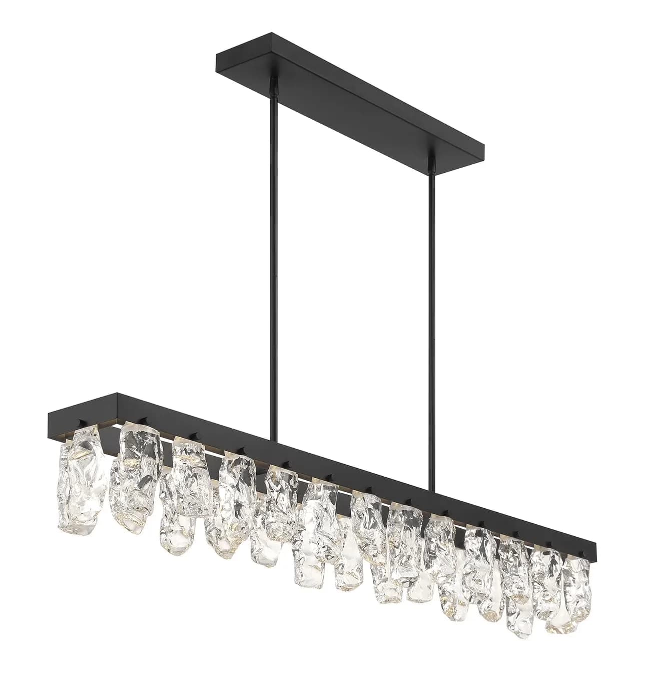 Ceiling Lights Fixture Modern with LED, 40W, Lighting - Aluminum, Glass, Steel Model F44C73