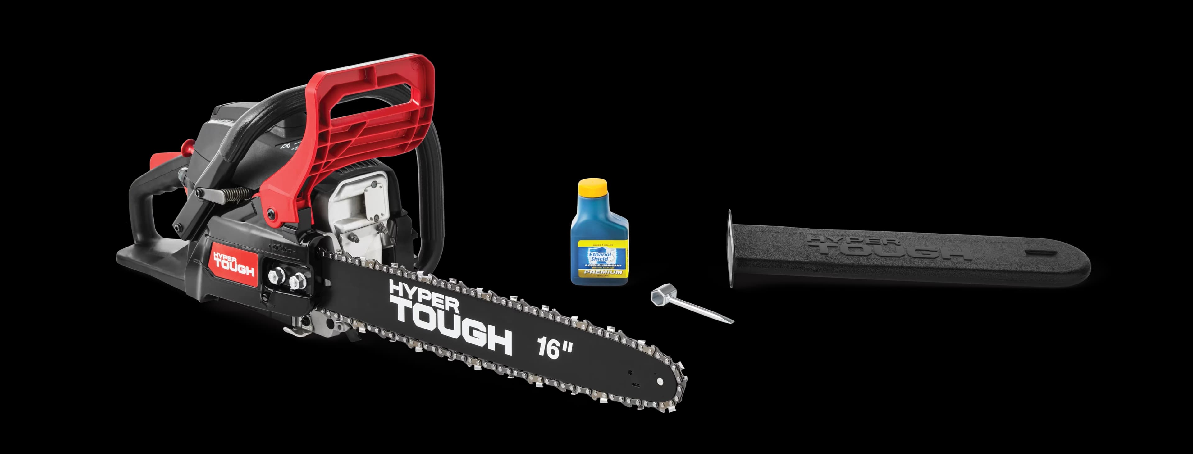 Professional Chainsaw with Chain Brake, 38cc Engine for Ultimate Power - Black Model 2C52BE