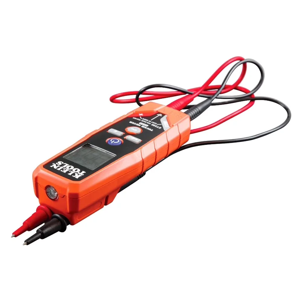 Premium Pro Tool with Battery, Water-Resistant, ET250 AC/DC Voltage/Continuity Tester - Orange Model 17FCE4