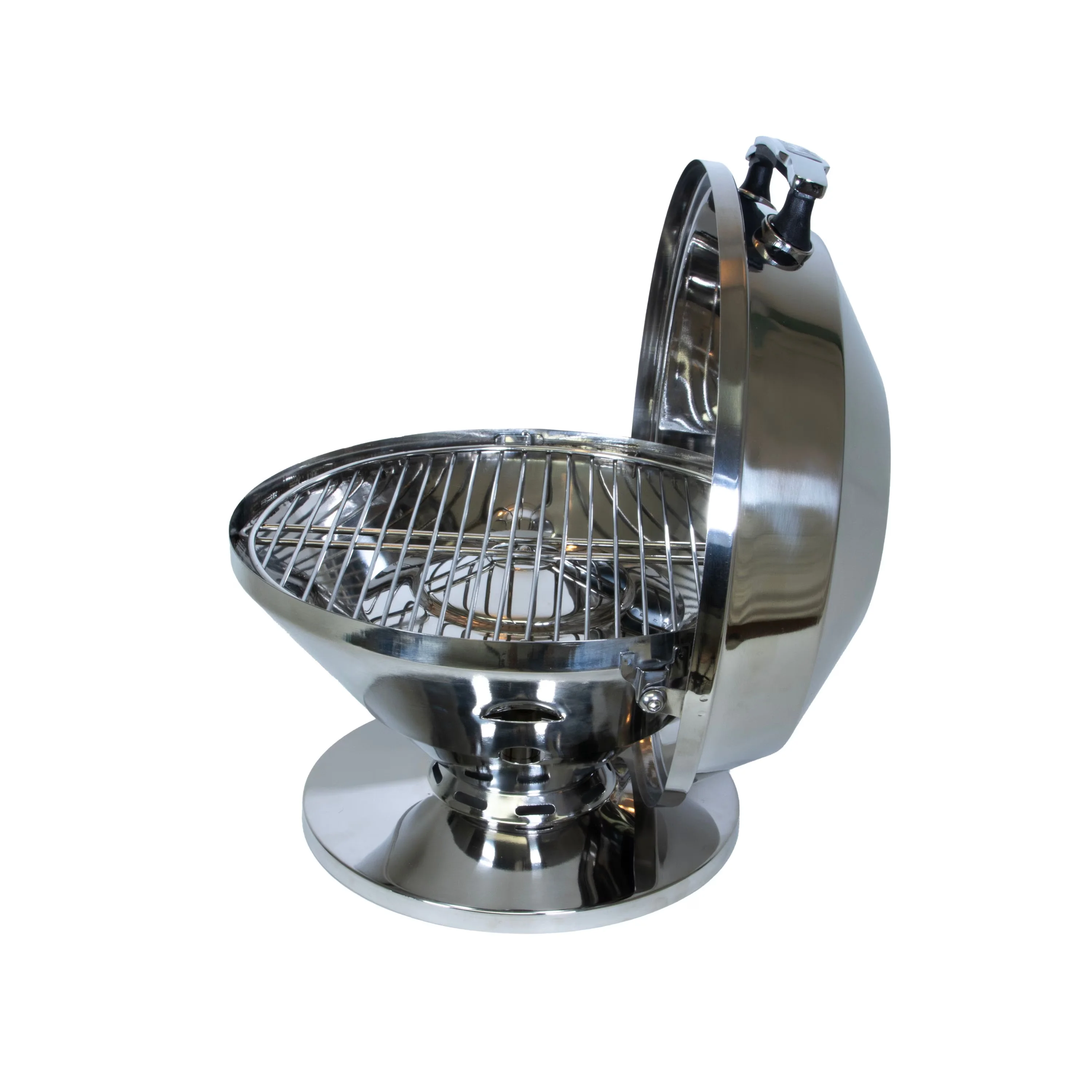 Gas Grill Classic with Portable, Rust Resistant - Stainless Steel Silver Model 3676BE